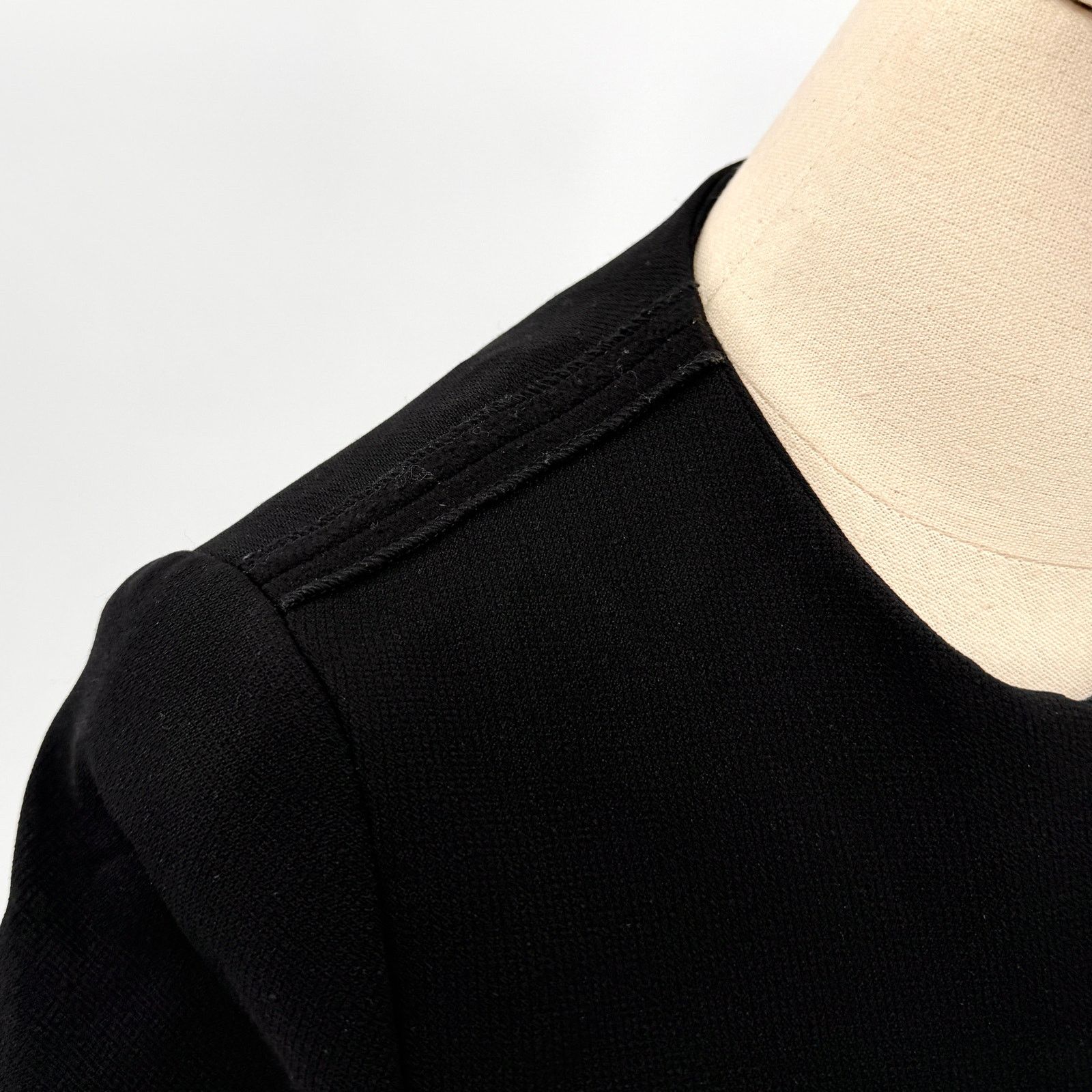 Gianfranco Ferre Vintage Y2K Black Technical Structured Peplum Zip Jacket Size M / US 6-8 / IT 42-44 - 4 Thumbnail