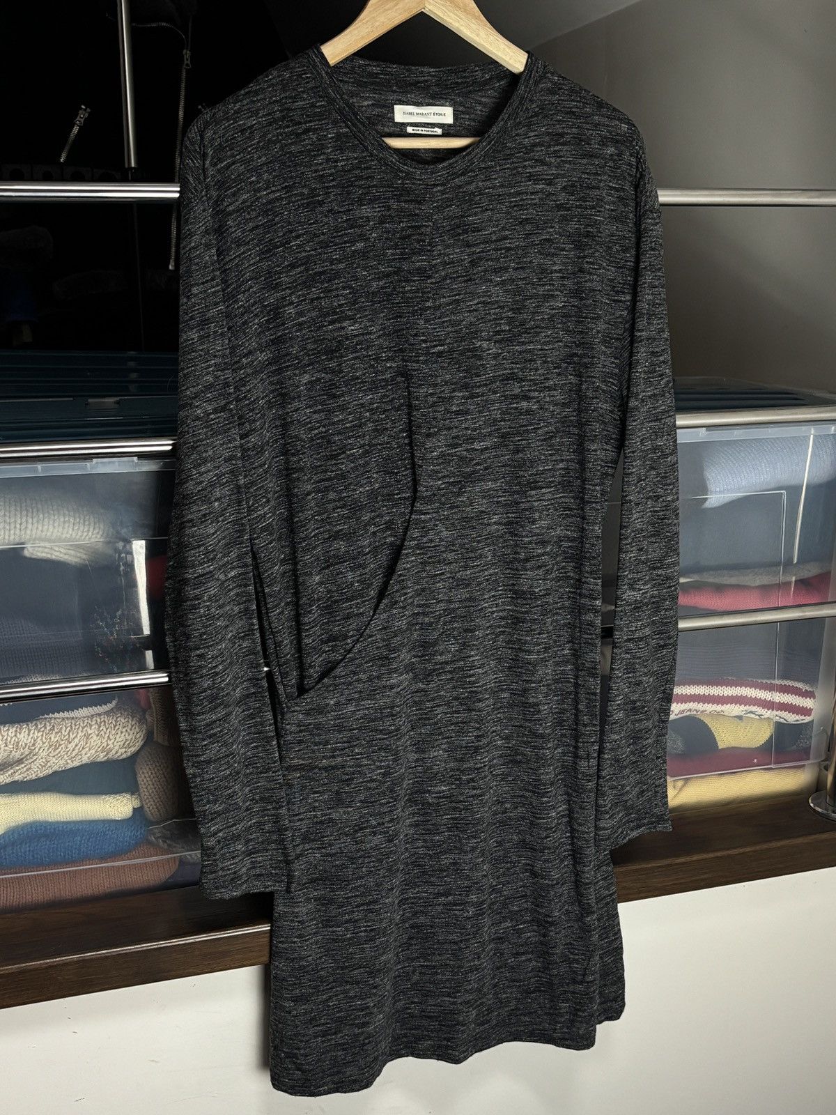 Isabel Marant Etoile Isabel Marant Etoile melange knit dress wool linen blend Size M / US 6-8 / IT 42-44 - 2 Thumbnail