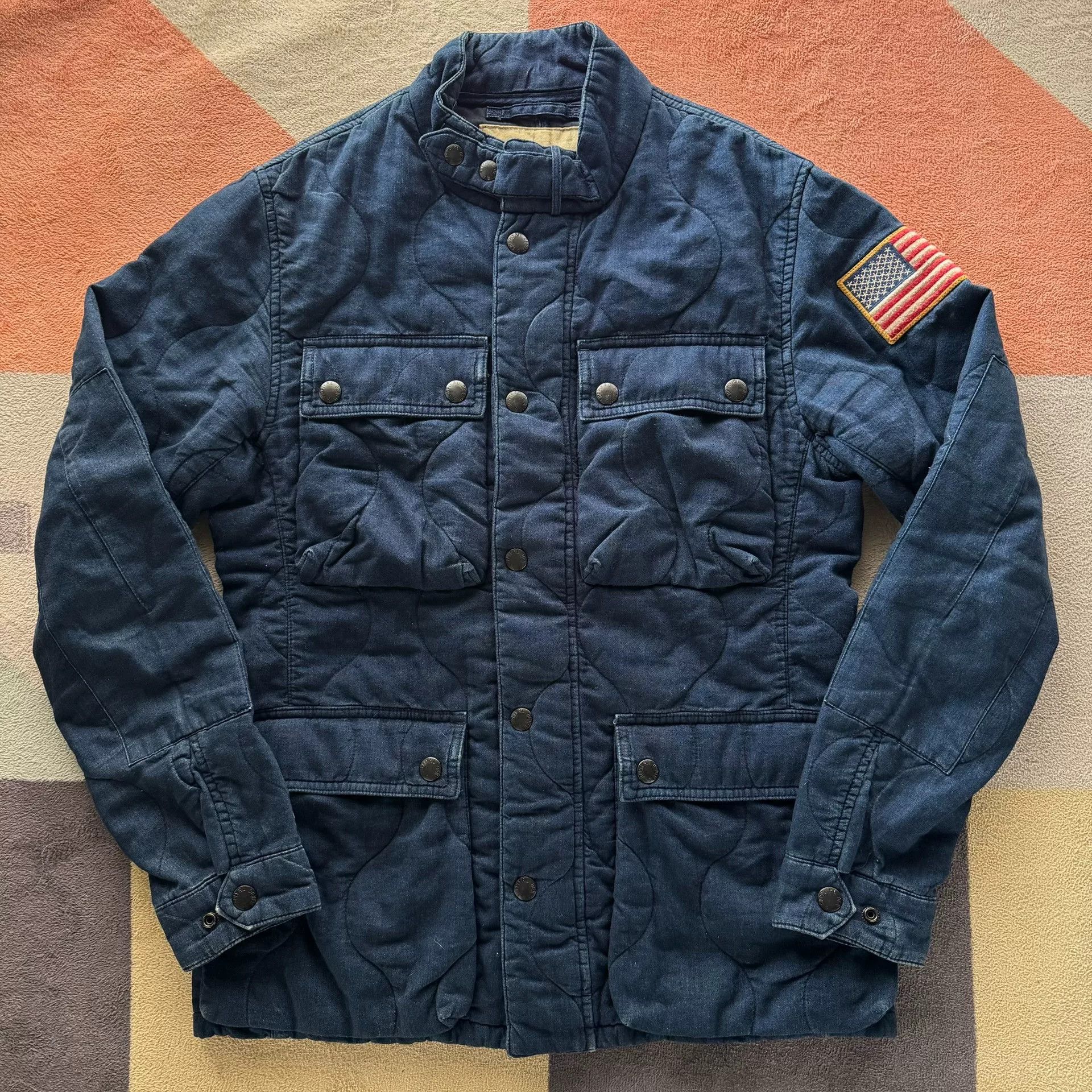 Denim & Supply Ralph Lauren Denim Supply Ralph Lauren Polo RL Motorcycle Jacket Size US S / EU 44-46 / 1 - 1 Thumbnail
