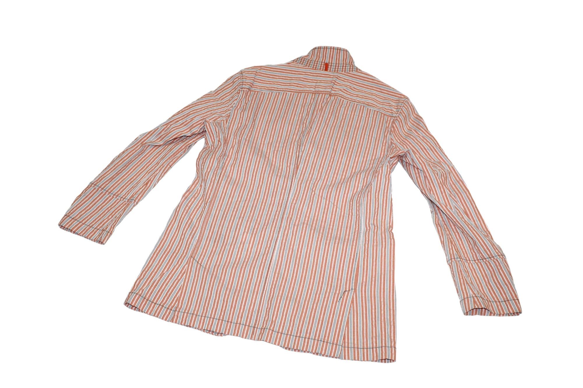 Hugo Boss 🔥90's Boss Orange Cotton Striped Hickory Blazer Jacket Size US L / EU 52-54 / 3 - 14 Thumbnail