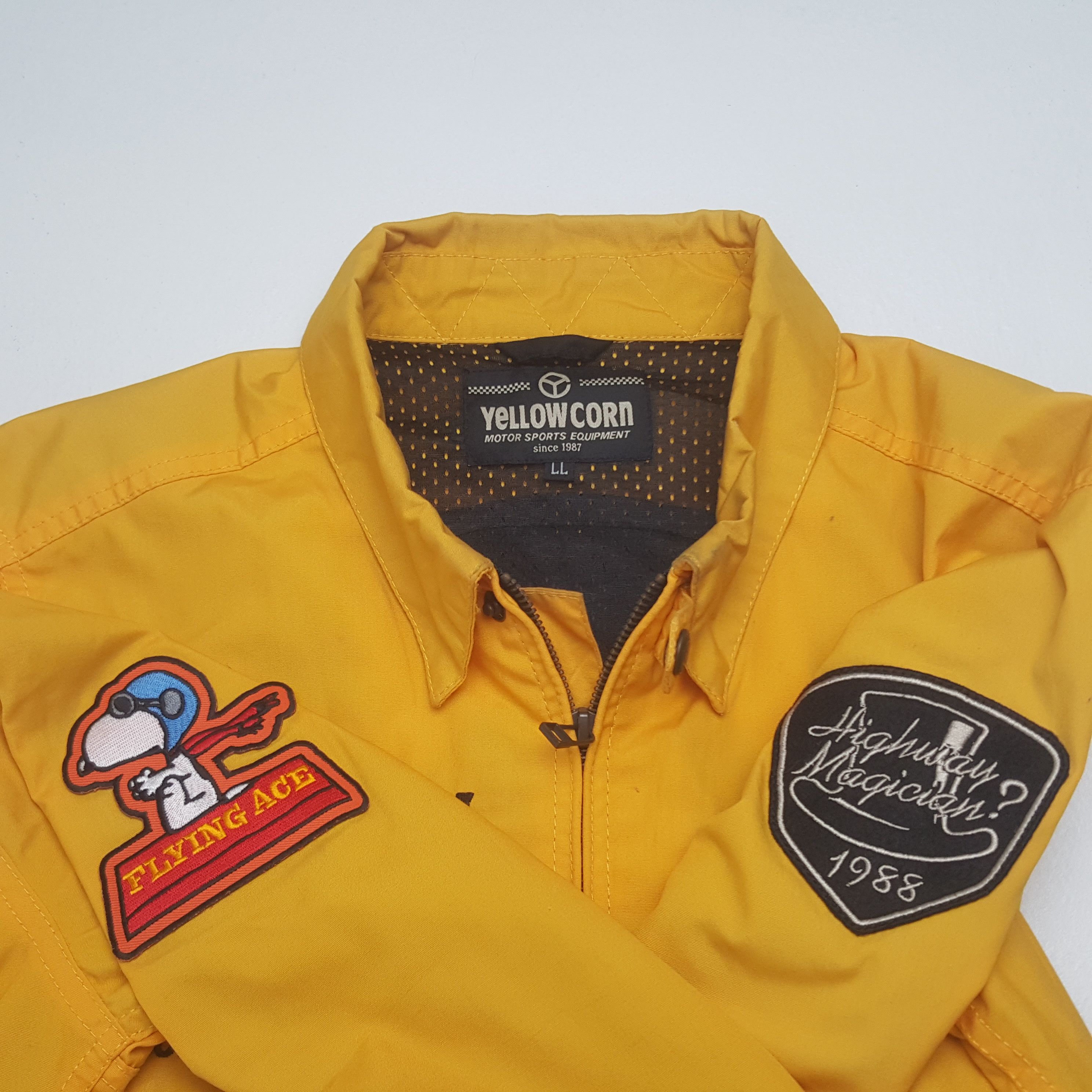 YELLOW CORN Vintage Yellow Corn Japanese Racing Bikers Jacket C306N17 Size US M / EU 48-50 / 2 - 5 Thumbnail