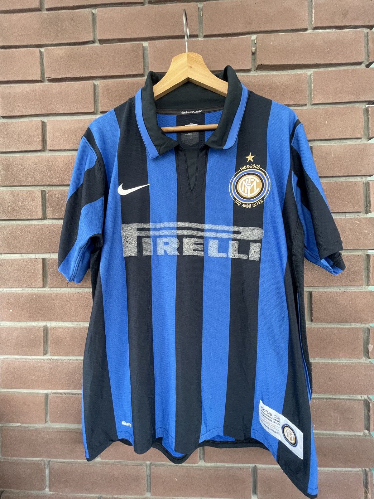 Nike Inter Milan 100 Years Anniversary Home Kit Size US M / EU 48-50 / 2 - 1 Thumbnail