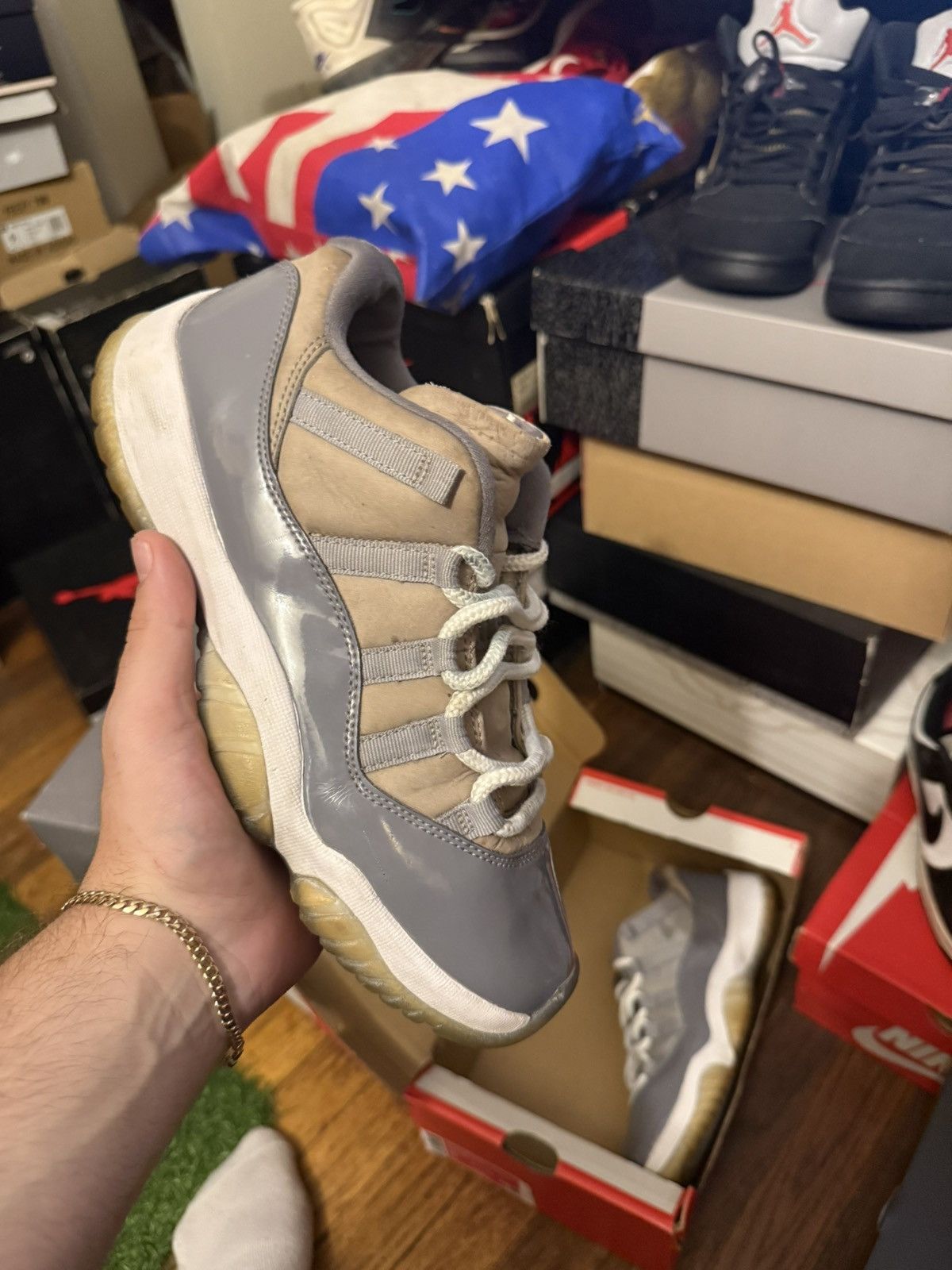 Jordan Brand Jordan retro 11 low cool grey beater Size US 8.5 / EU 41-42 - 1 Thumbnail