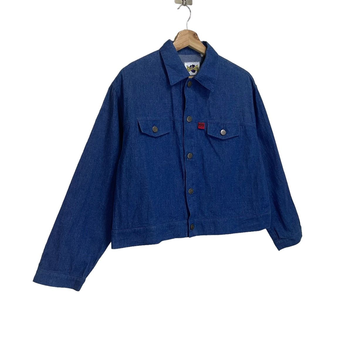 Japanese Brand VTG CRUNCH SKATERBOARDS DENIM JACKET Size S / US 4 / IT 40 - 2 Thumbnail