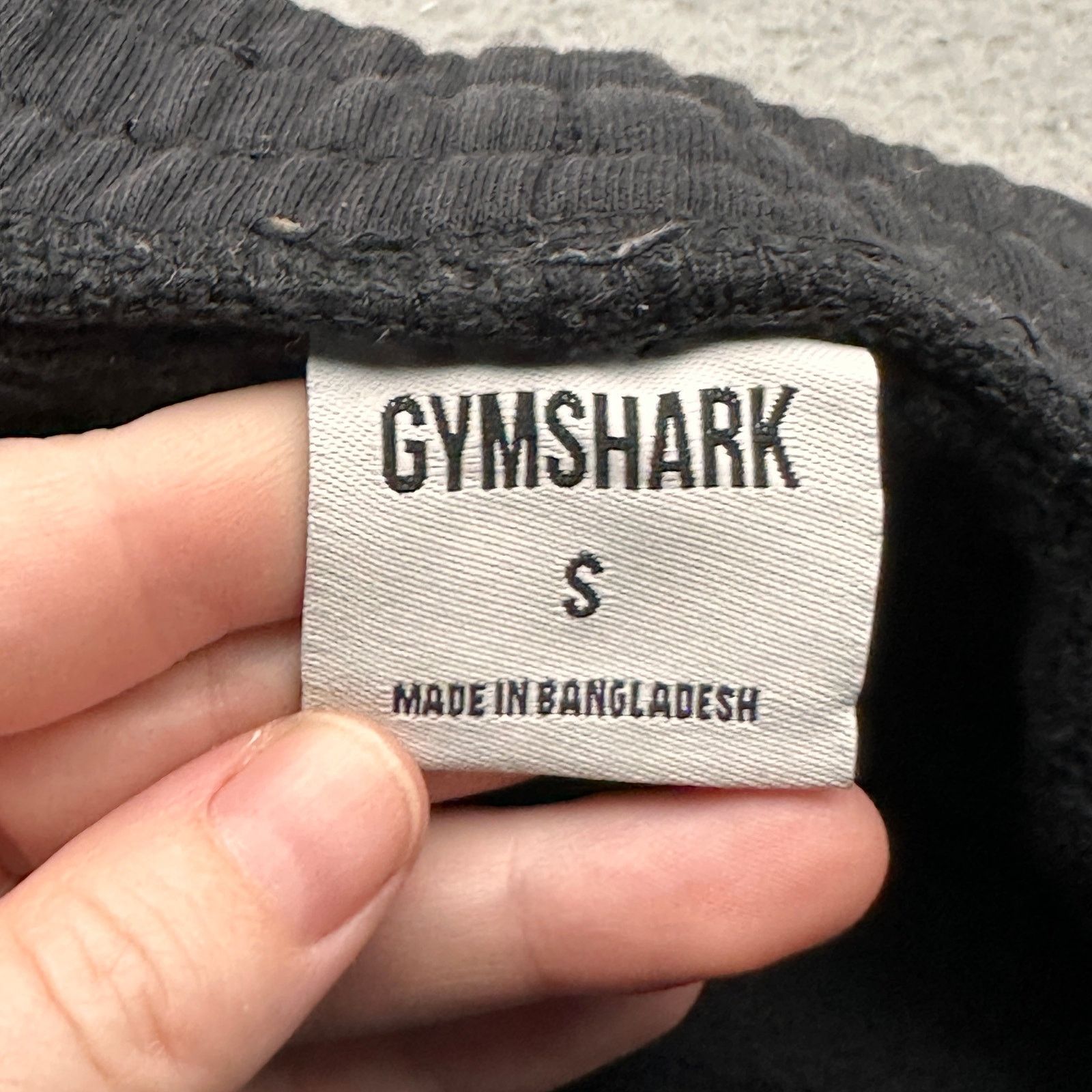 Gymshark Gymshark Drawstring Logo Jogger Sweatpants Mens Small Black Size US 29 - 3 Thumbnail
