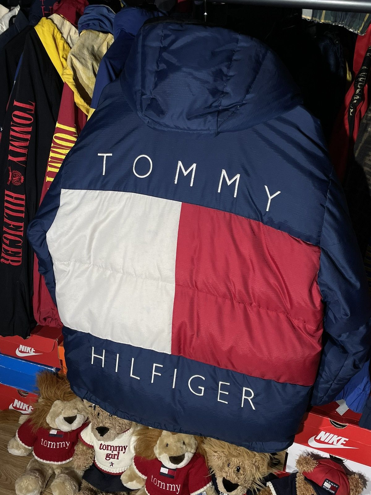 Tommy Hilfiger × Vintage Puffer Tommy Hilfiger Big Logo Flag Vintage 90’s Collection Size US L / EU 52-54 / 3 - 10 Thumbnail