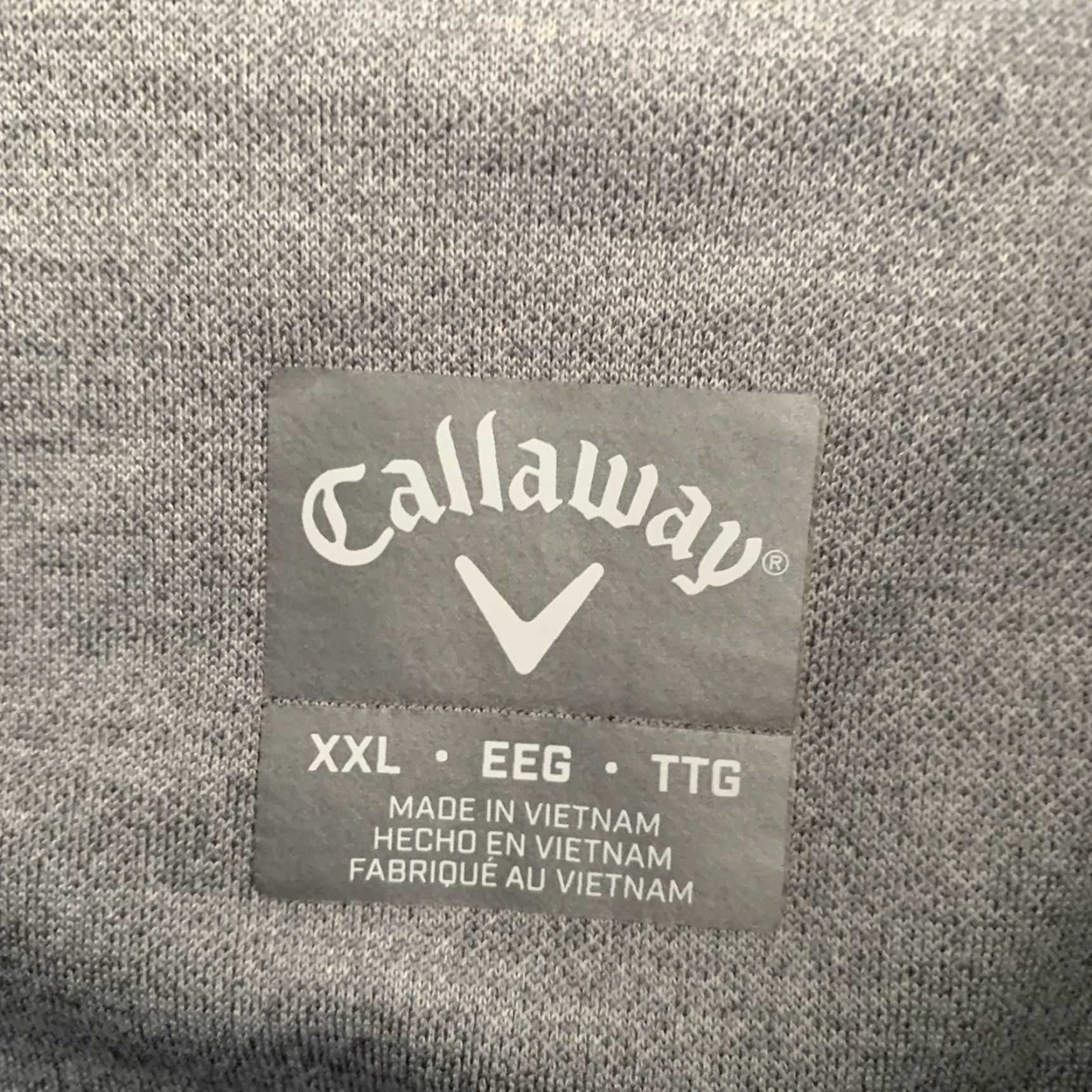 Callaway Callaway Pullover Mens XXL Gray 1/4 Zip Fleece Lined Golf Sweatshirt with Pocket Shirt Mens 2XL Gray Size US XXL / EU 58 / 5 - 2 Thumbnail