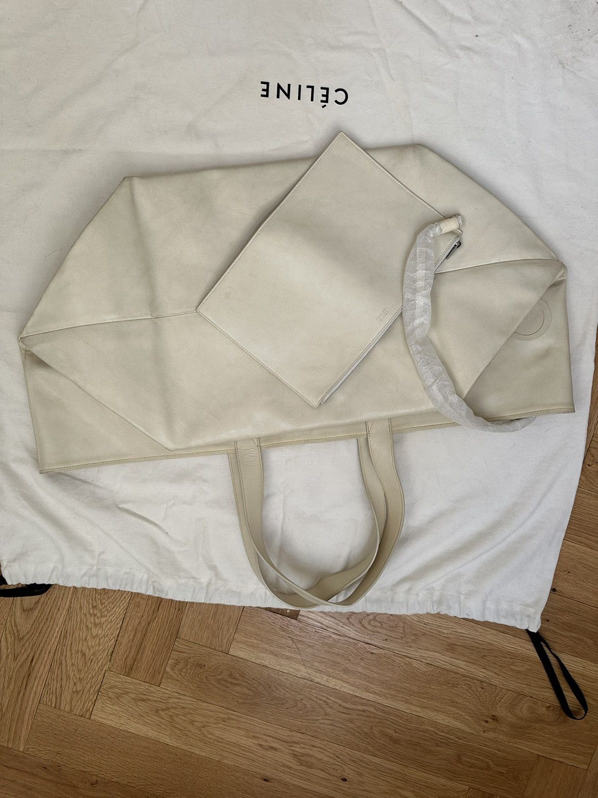 Celine Old Celine Phoebe Philo Made in Tote bag Size ONE SIZE - 17 Thumbnail