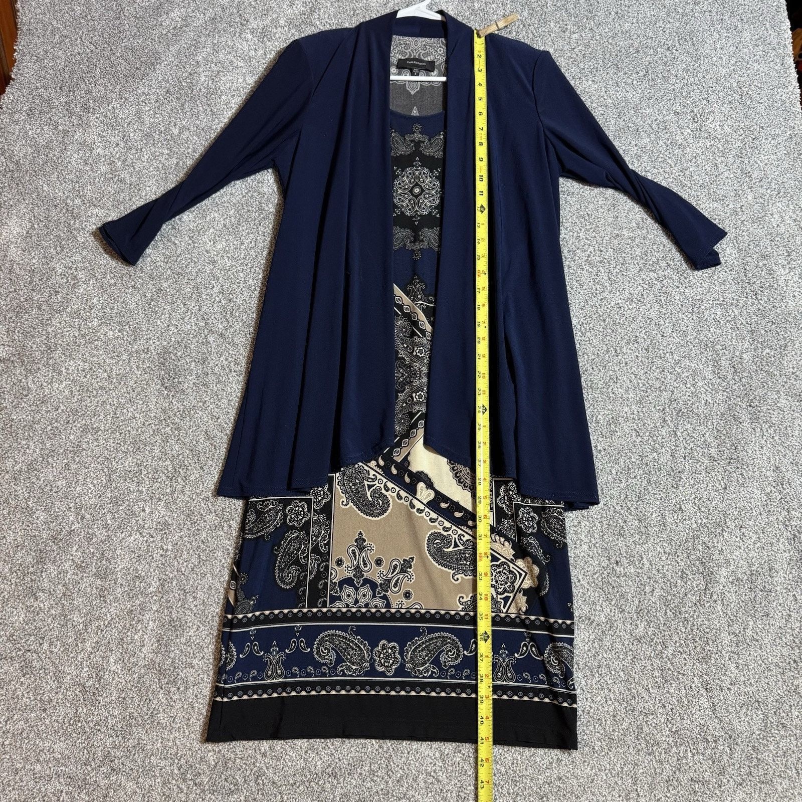 Other R&M Richards Cardigan Dress 6 Boho Ornate Medallion Paisley Size M / US 6-8 / IT 42-44 - 4 Thumbnail