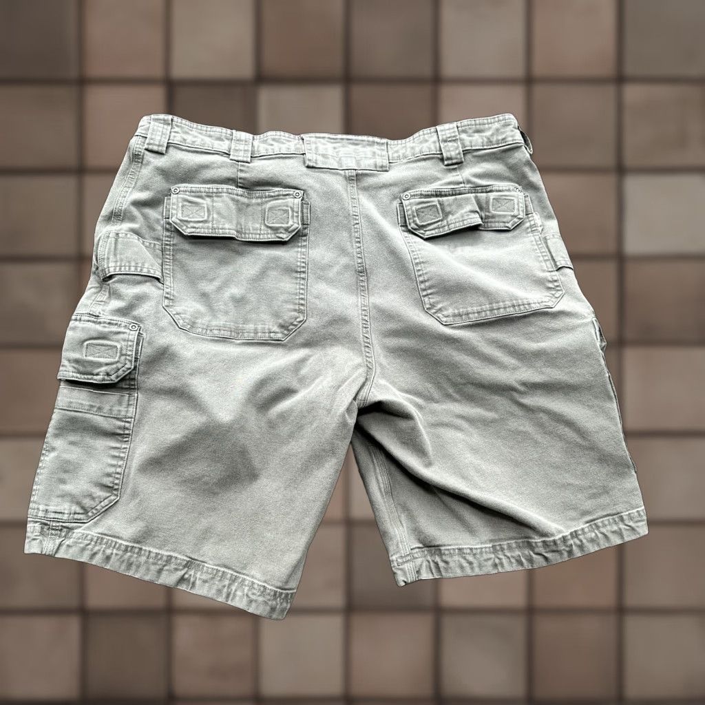 Vintage Duluth Flex Fire Hose Cargo Shorts Men 42 Green Nylon Outdoors Hiking 5-Pocket 11in Inseam Casual Size US 42 / EU 58 - 1 Thumbnail