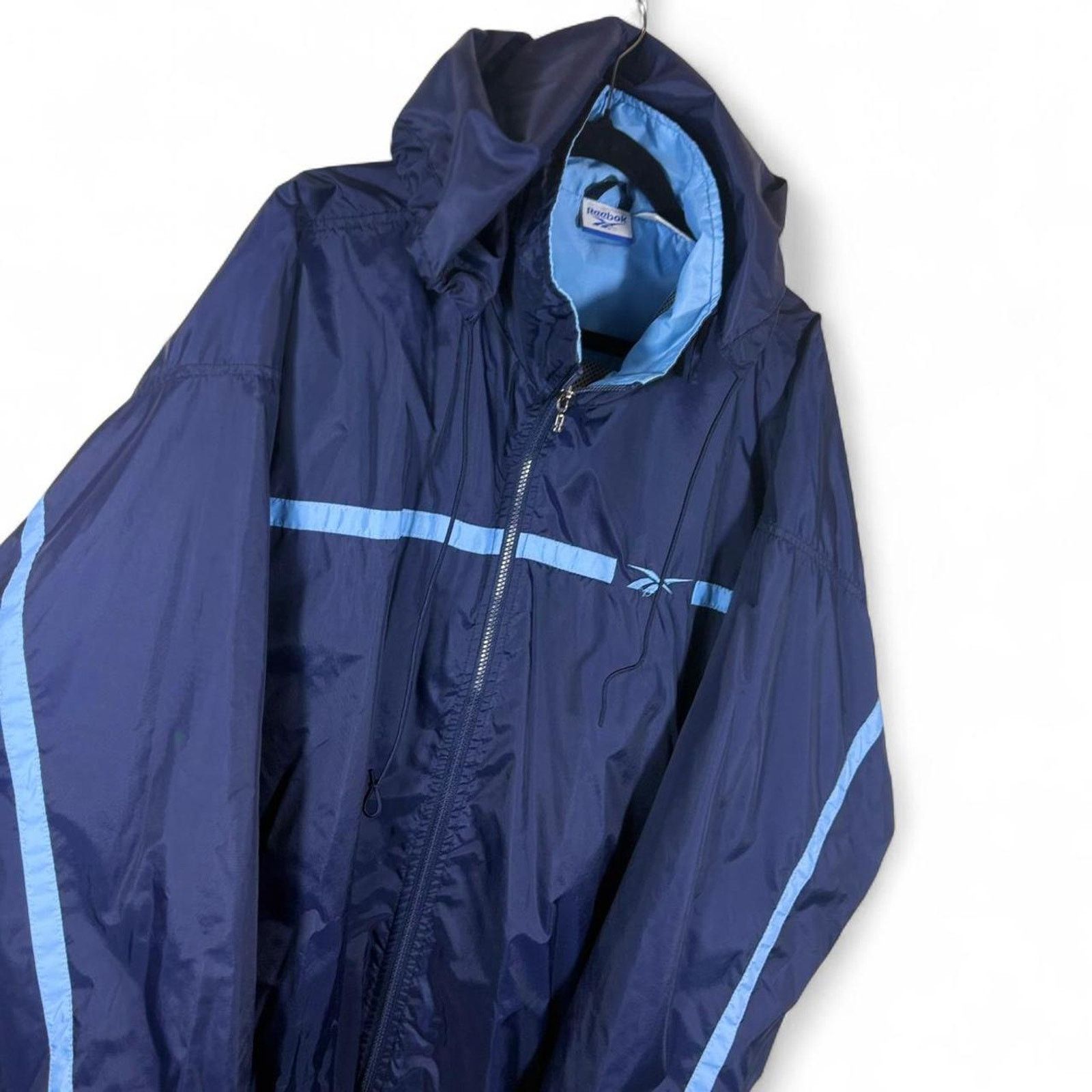 Reebok Vintage reebok 90s windbreaker track track hooded XL Size US XL / EU 56 / 4 - 2 Thumbnail