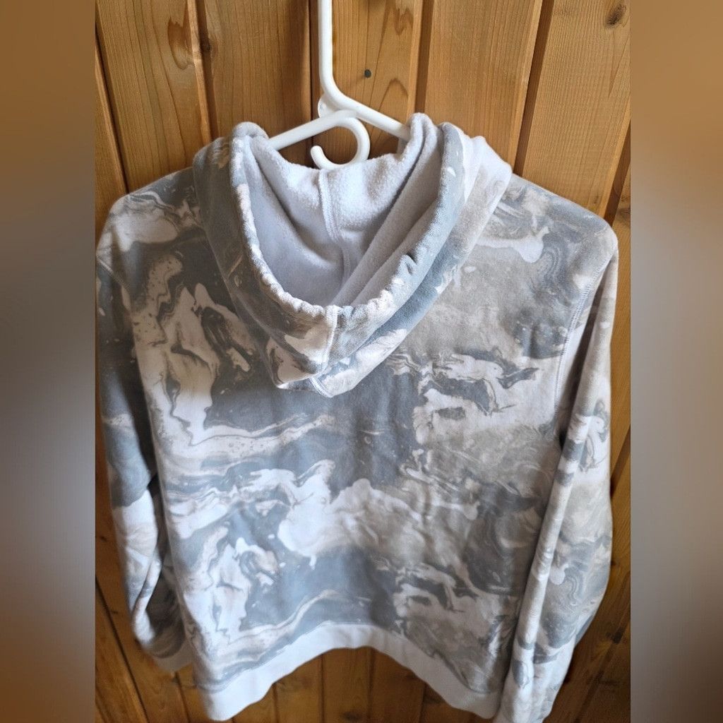 Tek Gear Tek Gear Mens Marble Patterned Gray Hoodie Sweater Size US M / EU 48-50 / 2 - 4 Thumbnail