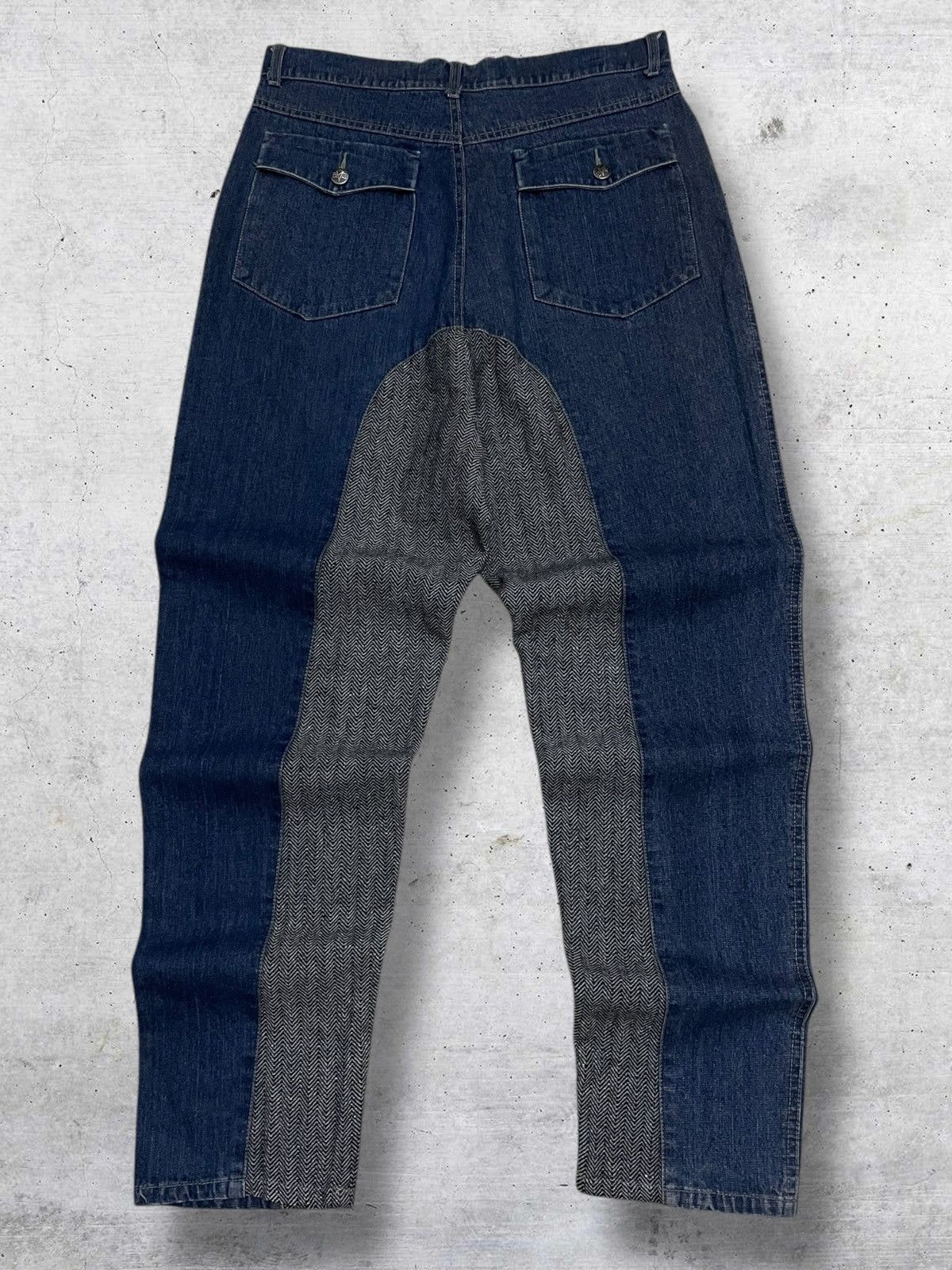 Japanese Brand VINTAGE DOUBLE LAYERED TWEED JAPAN DESIGNER AFIFTY TWO DENIM Size US 31 - 8 Thumbnail