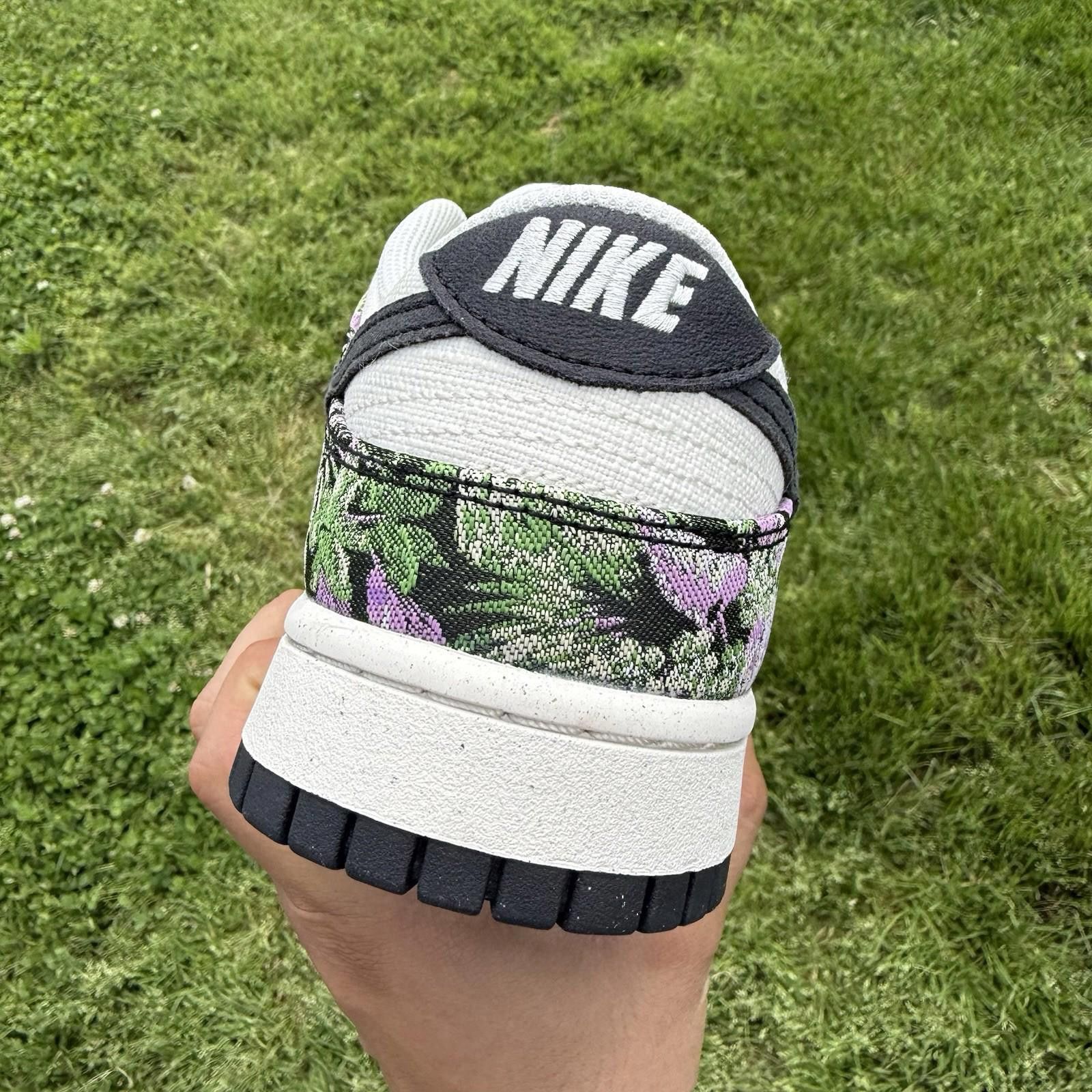 Nike Nike Dunk Next Nature Low Floral Tapestry 10.5 Women Size US 10.5 / IT 40.5 - 4 Thumbnail
