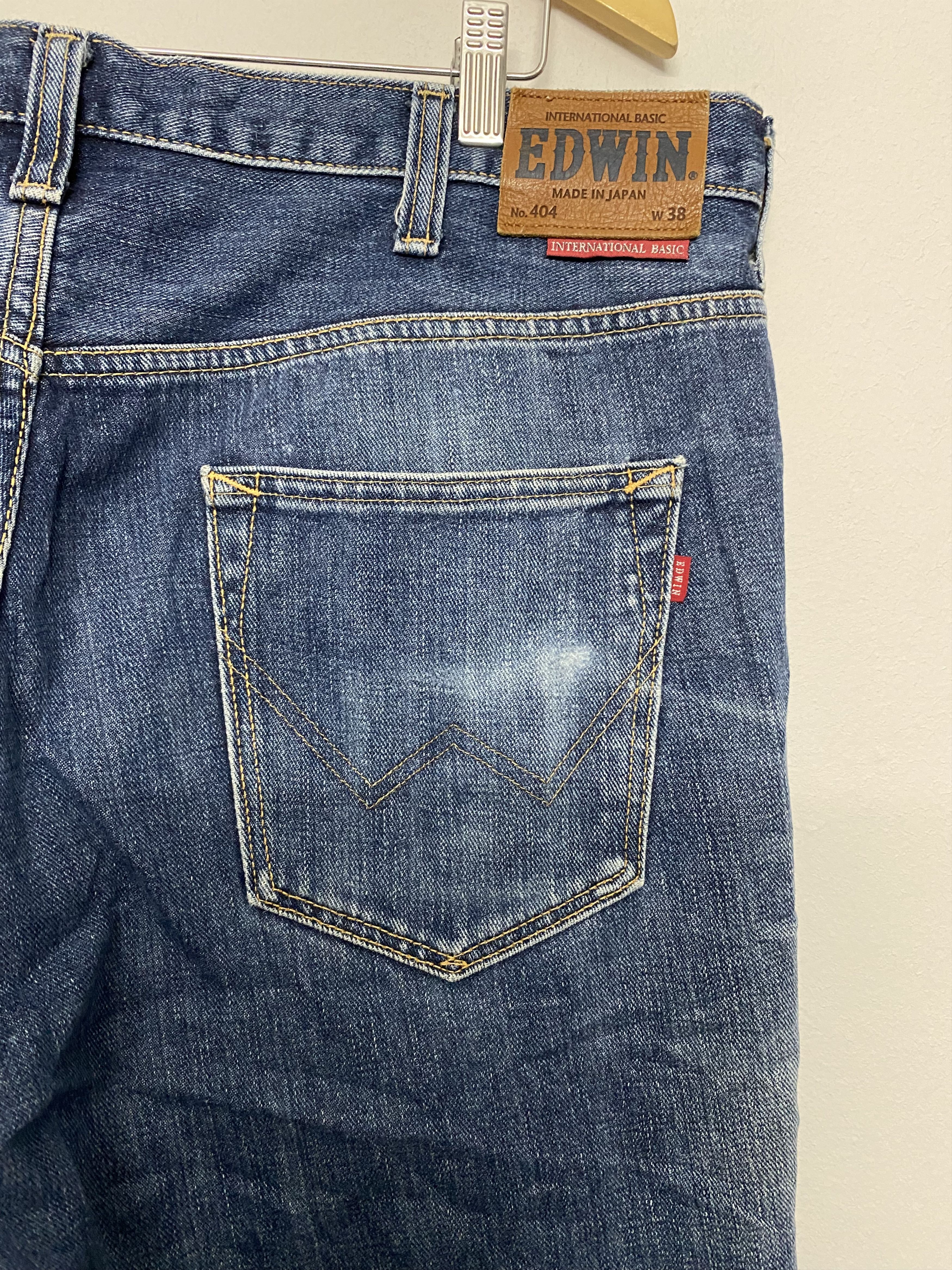 Edwin Edwin 404 MADE IN JAPAN International Basic Denim Jeans W38 Size US 38 / EU 54 - 9 Thumbnail