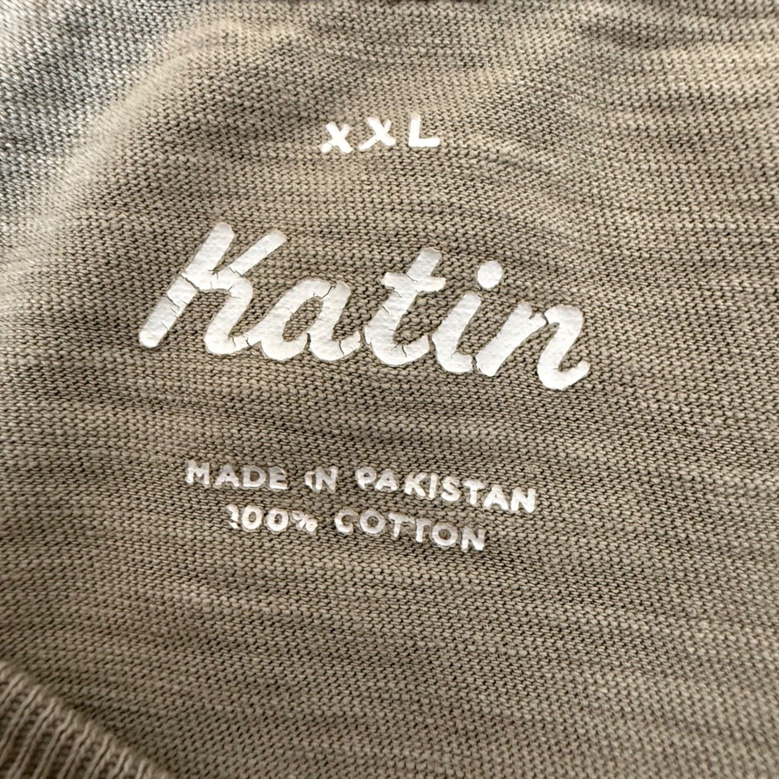 Katin Katin Mens 2XL Henley Shirt Short Sleeve Cotton Surf Beach Size US XXL / EU 58 / 5 - 2 Thumbnail