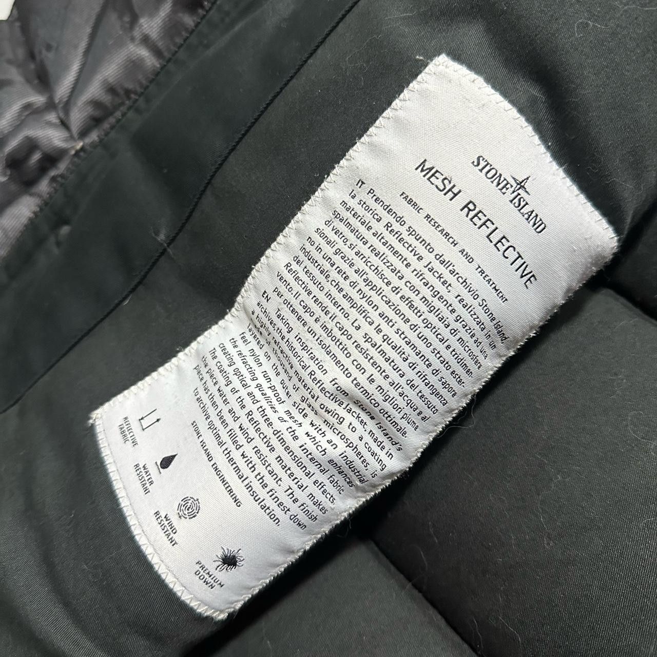 Stone Island Stone Island Mesh Reflective Zip Up Puffer Jacket Size US XL / EU 56 / 4 - 6 Thumbnail