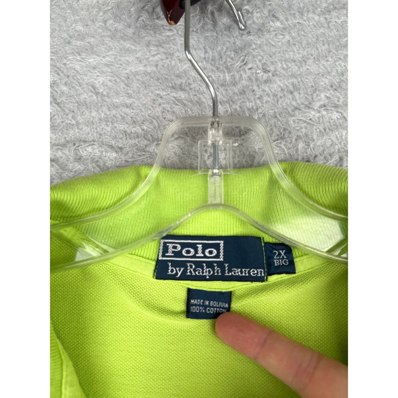 Ralph Lauren VINTAGE Ralph Lauren Polo Shirt Big 2X Green 100% Cotton Polo Shirt Mens Polo 2XL XXL Green 100% Cotton Modern American Sports Polo Shirt Size US XXL / EU 58 / 5 - 7 Thumbnail