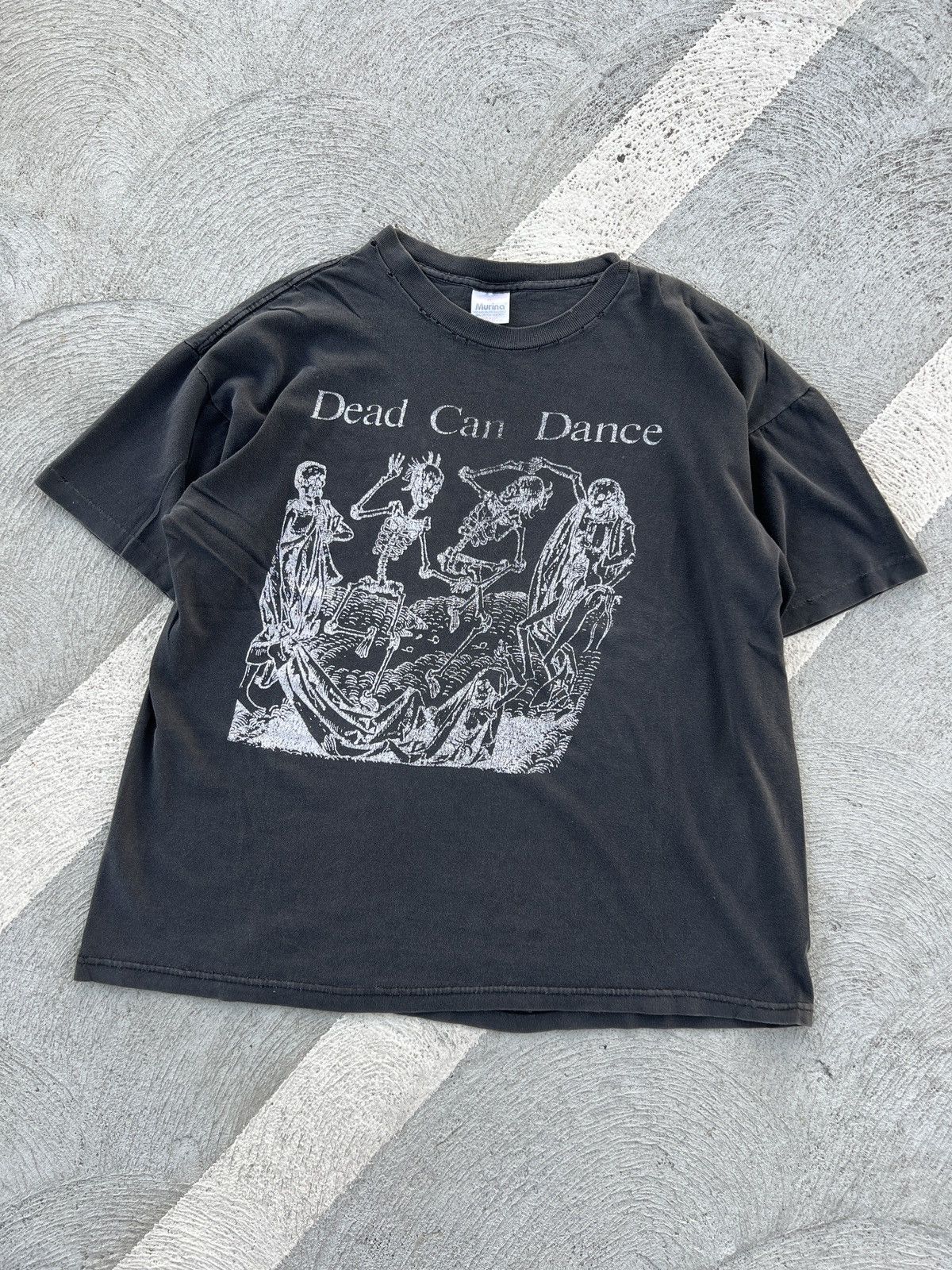 image of Band Tees x Vintage 1994 Dead Can Dance Dark-Wave Band Tee in Black, Men's (Size XL)