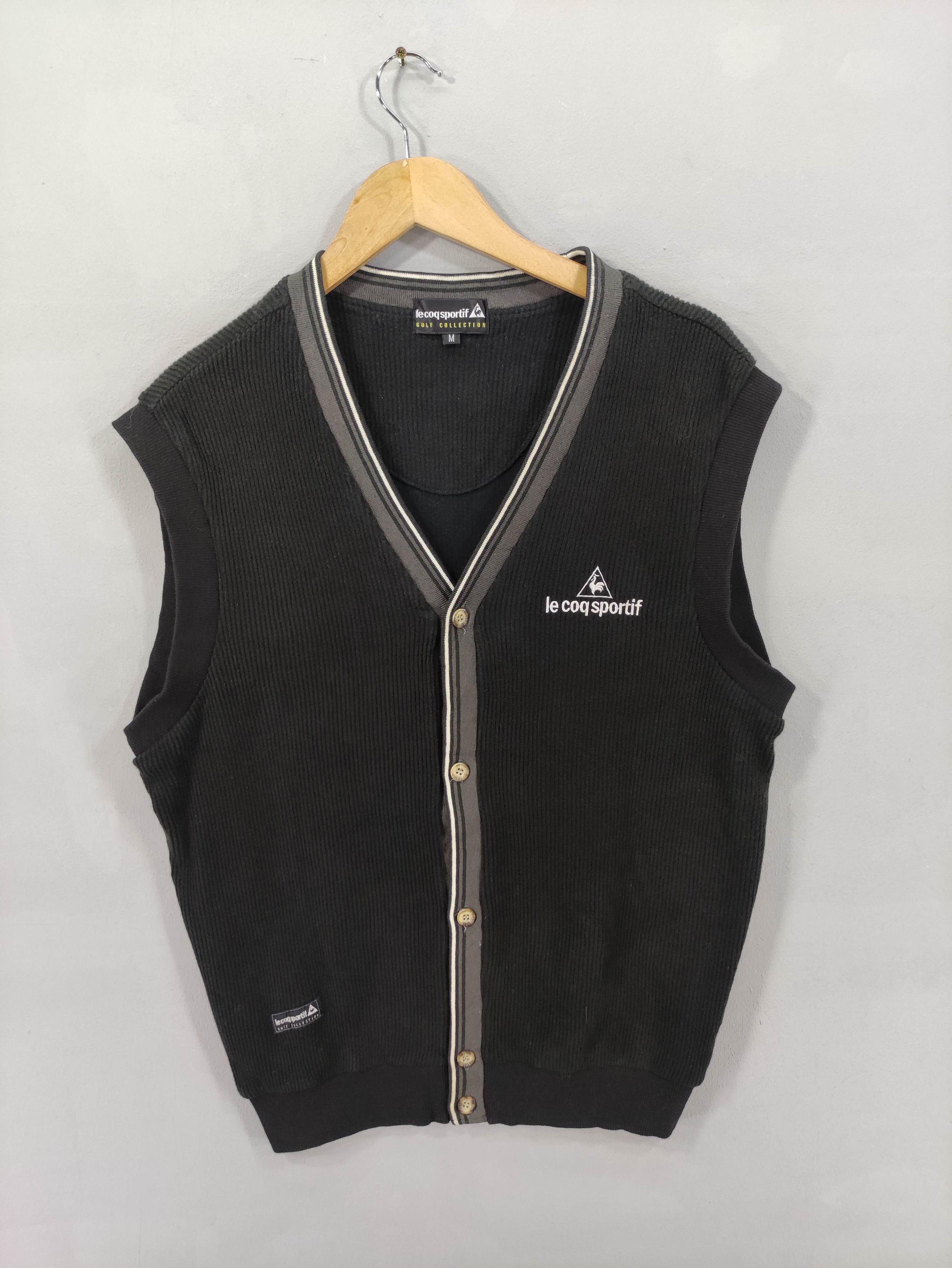 Le Coq Sportif Vintage Le Coq Sportif Knit Vest Button Size US M / EU 48-50 / 2 - 1 Thumbnail
