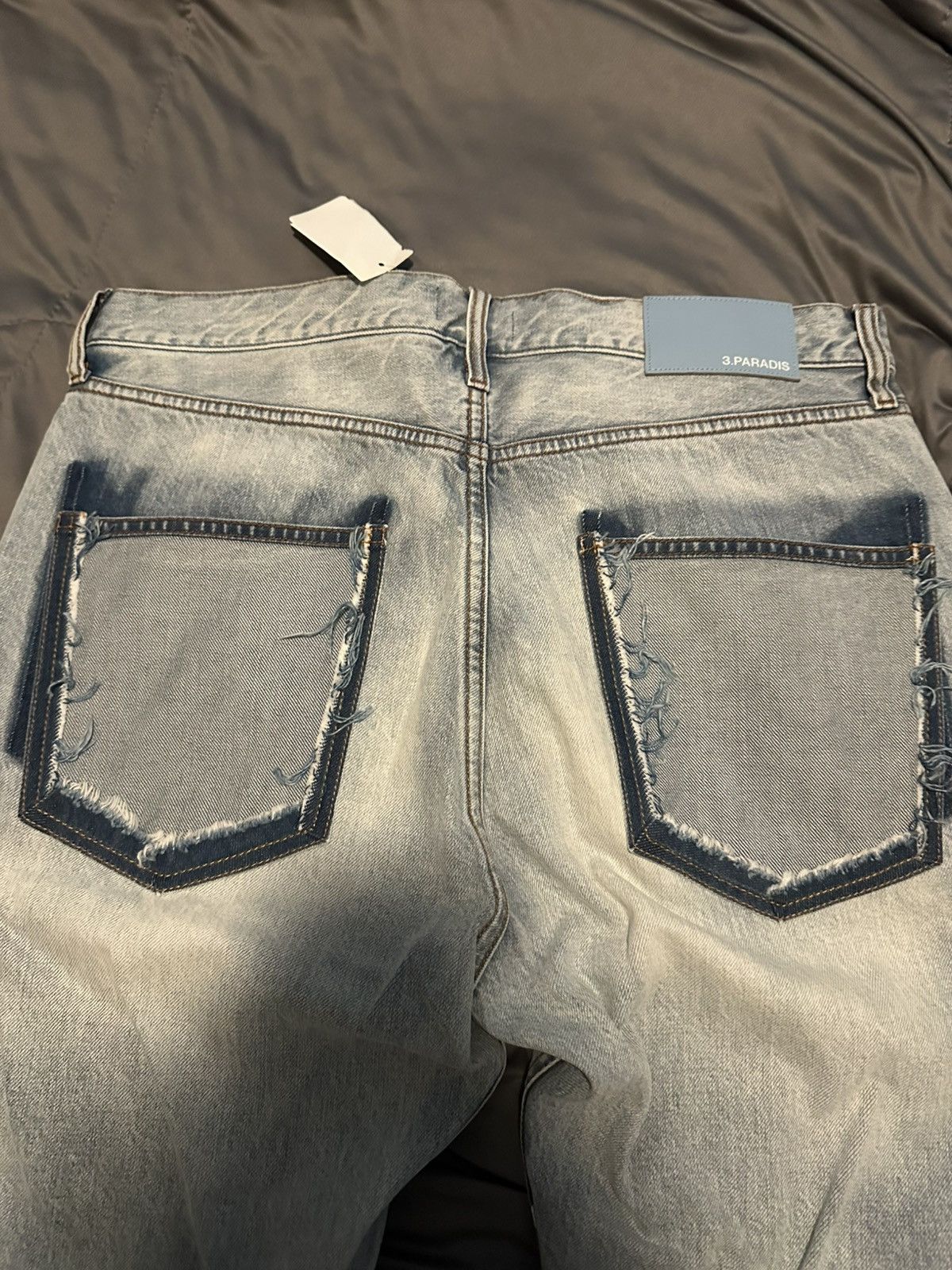3.PARADIS 3.Paradis Freedom Dove Jeans WASHED BLUE Size US 34 / EU 50 - 7 Thumbnail