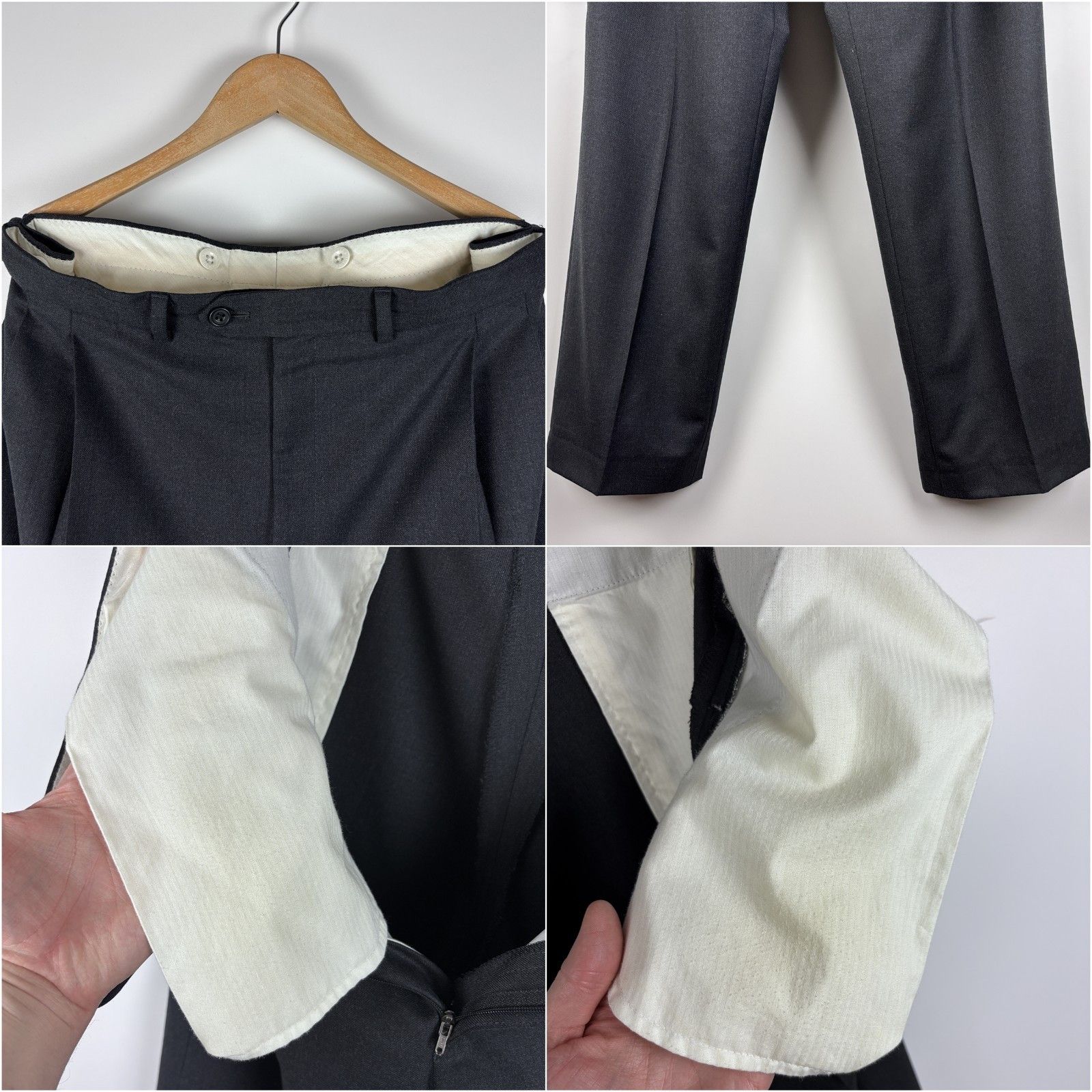 Gieves & Hawkes Gieves & Hawkes Savile Row 2 Piece Wool Suit 48R / 42" Size 48R - 8 Thumbnail