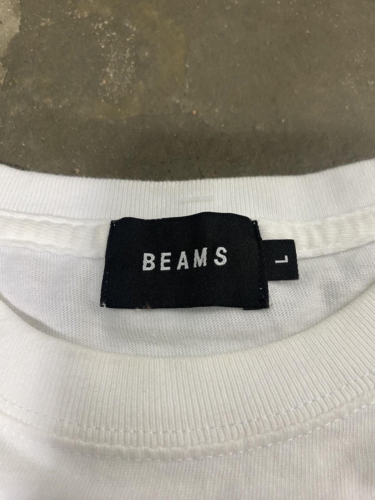 Beams Plus Rare Beams Japanese Brand Spell Out Tee Shirt Size US L / EU 52-54 / 3 - 7 Thumbnail