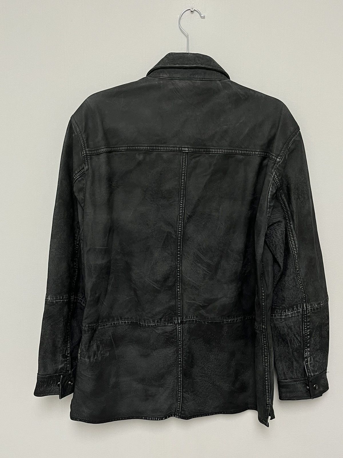 John Varvatos Lionel leather shirt jacket. Medium Size US M / EU 48-50 / 2 - 15 Thumbnail