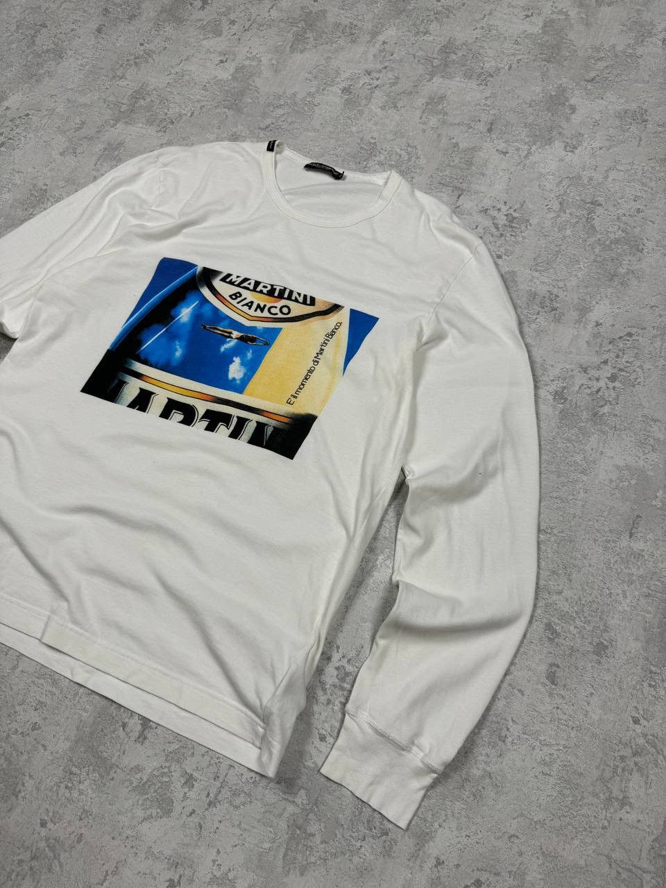 Dolce & Gabbana Vintage Dolce & Gabbana Longsleeve Martini Bianco Size US XL / EU 56 / 4 - 3 Thumbnail