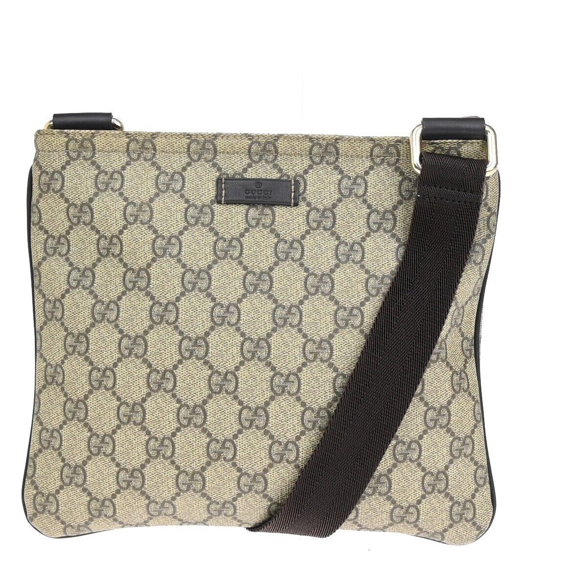 Gucci Brown Canvas Shoulder Bag (Pre-Owned) Size ONE SIZE - 1 Thumbnail