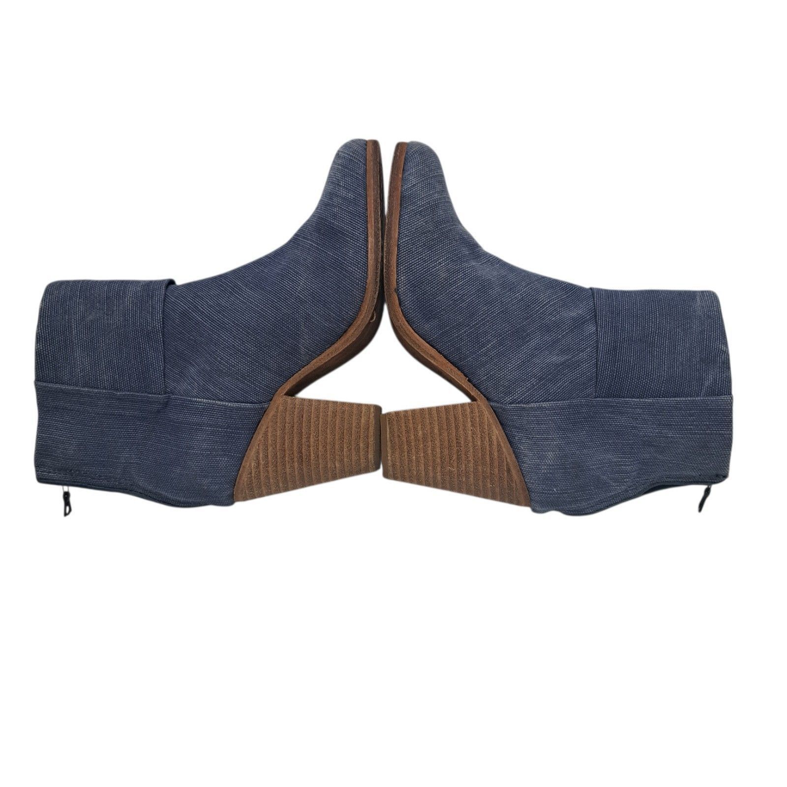 Rag & Bone Rag & Bone Newburry Canvas Stacked Heel Retro Chic Ankle Boo Size US 6 / IT 36 - 5 Thumbnail