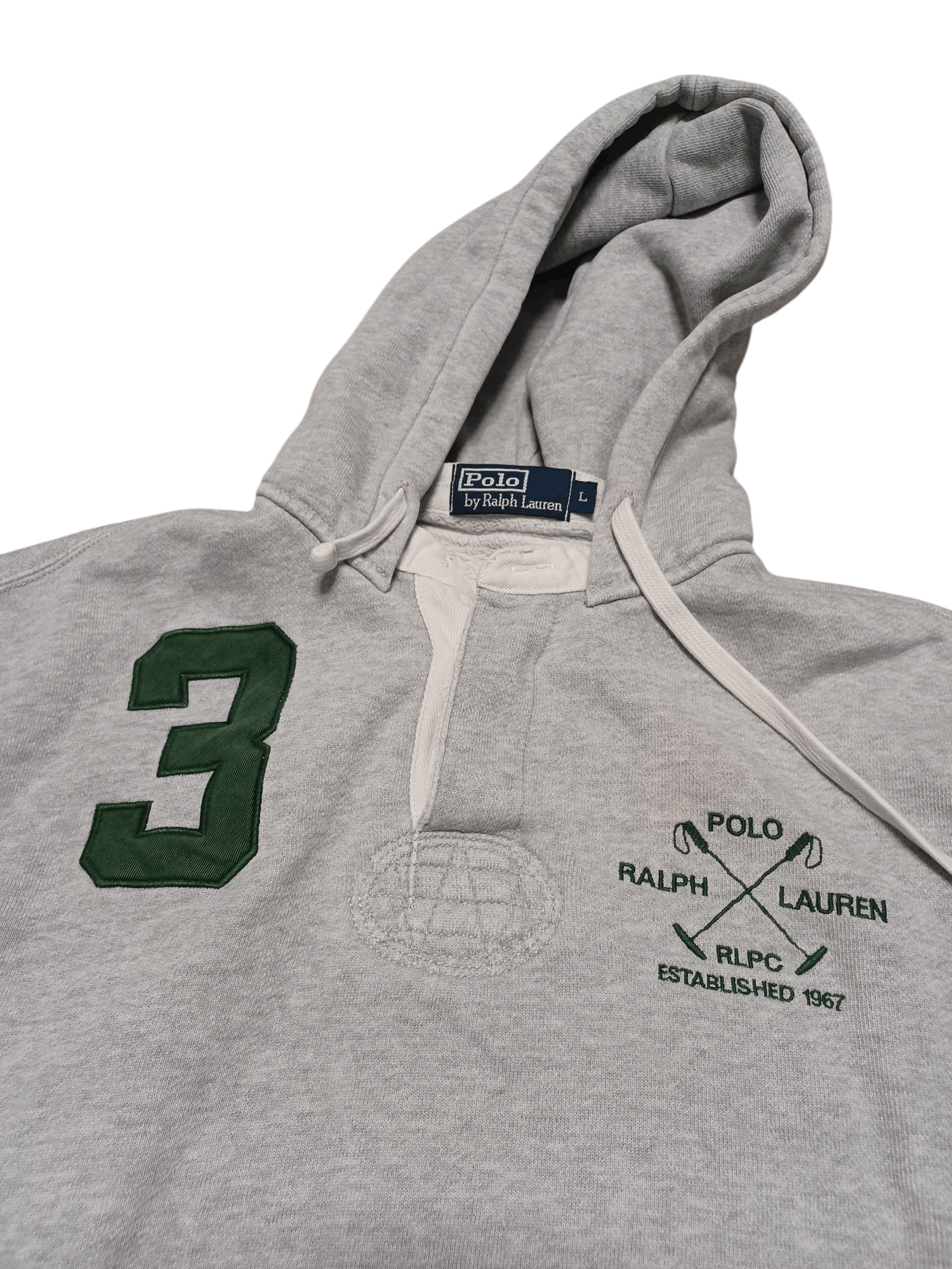 Polo Ralph Lauren POLO RALPH LAUREN VINTAGE EMBROIDERED LOGO OLDMONEY HOODIE Size US L / EU 52-54 / 3 - 2 Thumbnail