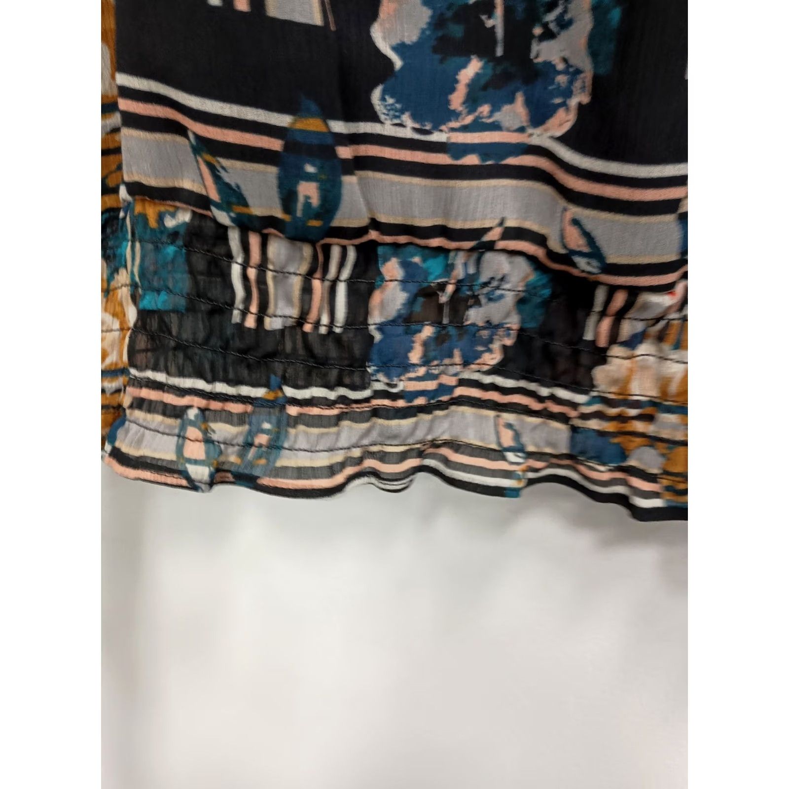 Vintage CJ Banks Top Womens Size 2X Y2K Abstract BOHO Whimsygoth Wearable Art 3/4 Sleeve Size XXL / US 16-18 / IT 52-54 - 3 Thumbnail
