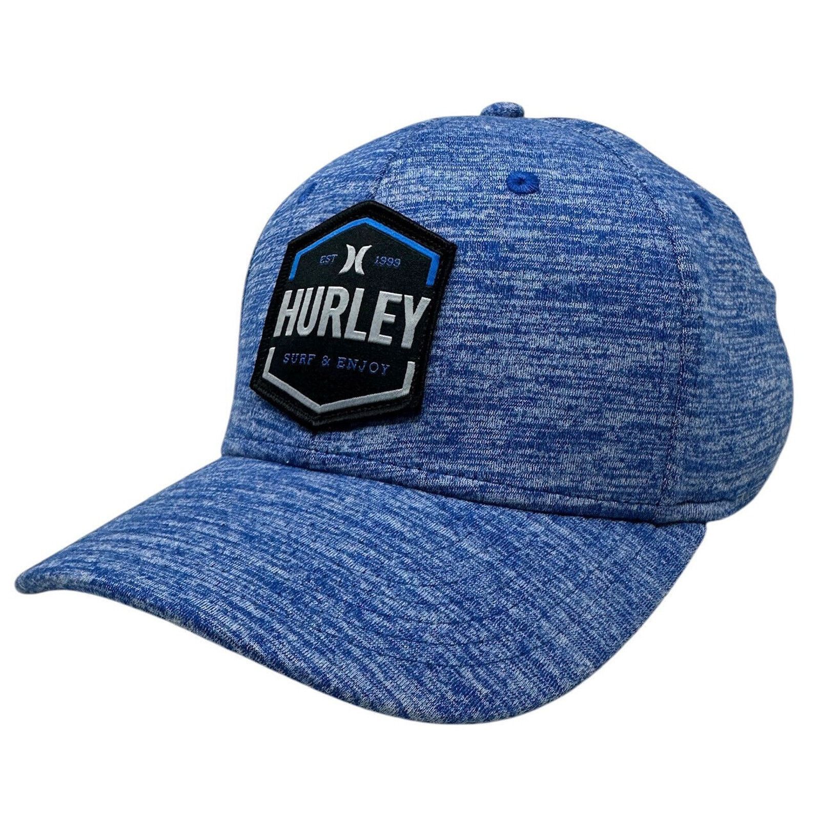Hurley Hurley Hat Wilson Stretch Flex Fit Cap in S/M Blue Heather Size ONE SIZE - 1 Thumbnail