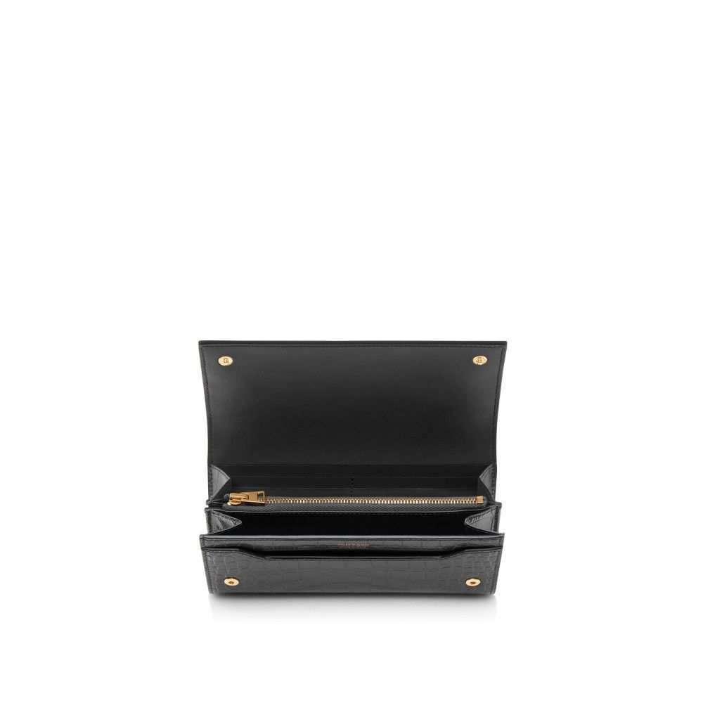 Tom Ford o1loc1c0425 S0477 Size: OS / Leather Wallet in Slate Grey Size ONE SIZE - 2 Thumbnail