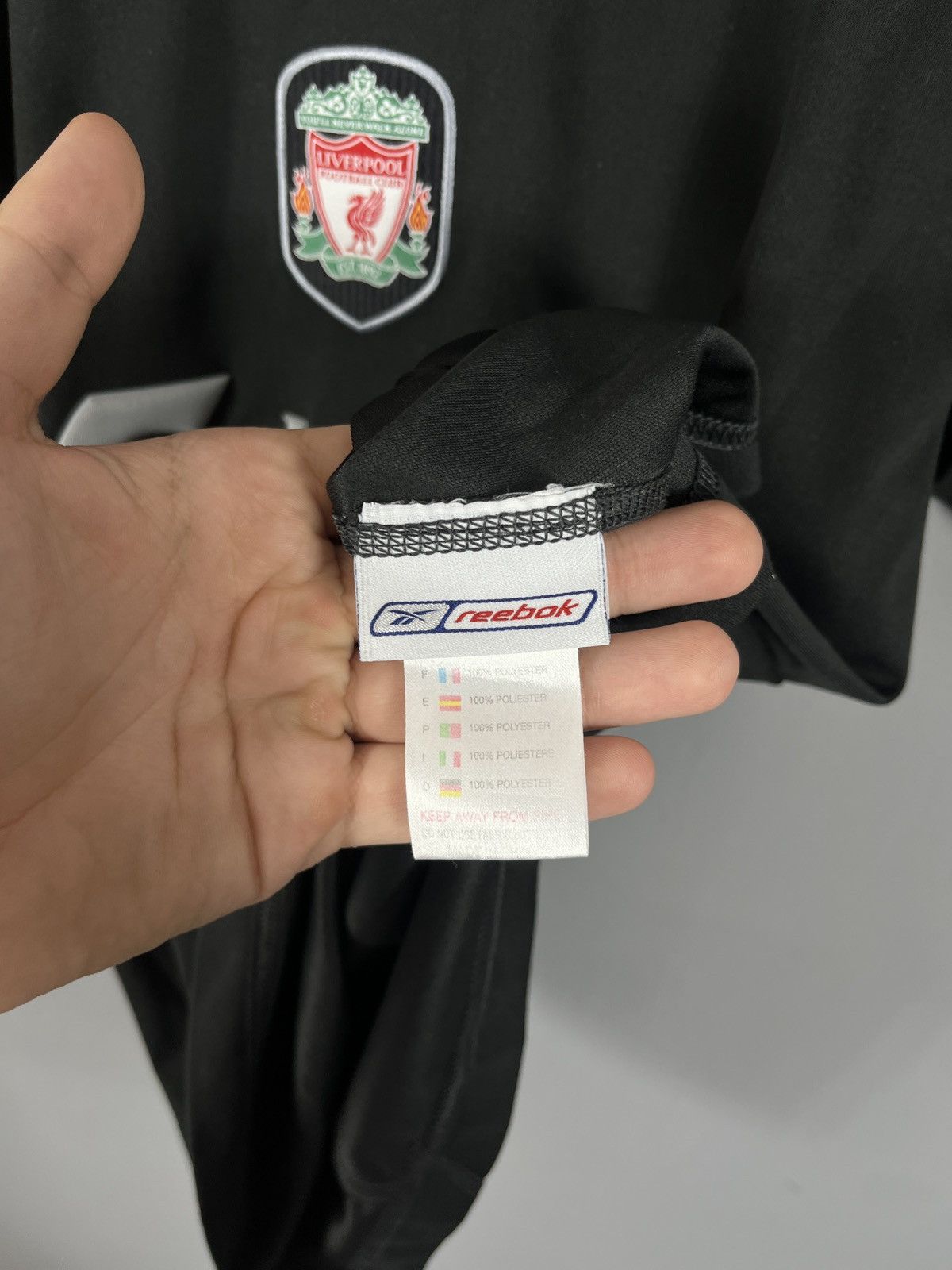 Reebok Vintage jersey 2002/04 LIVERPOOL BAROS #5 AWAY SHIRT Size US M / EU 48-50 / 2 - 5 Thumbnail