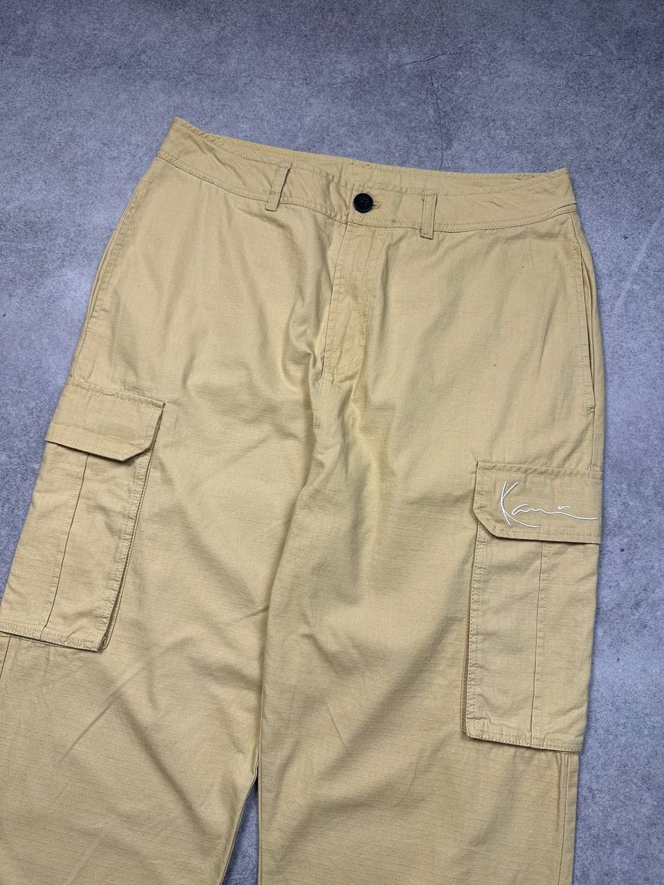 Karl Kani Vintage Karl Kani Cargo Pants, Size L – 90s Hip-Hop Style Size US 34 / EU 50 - 2 Thumbnail
