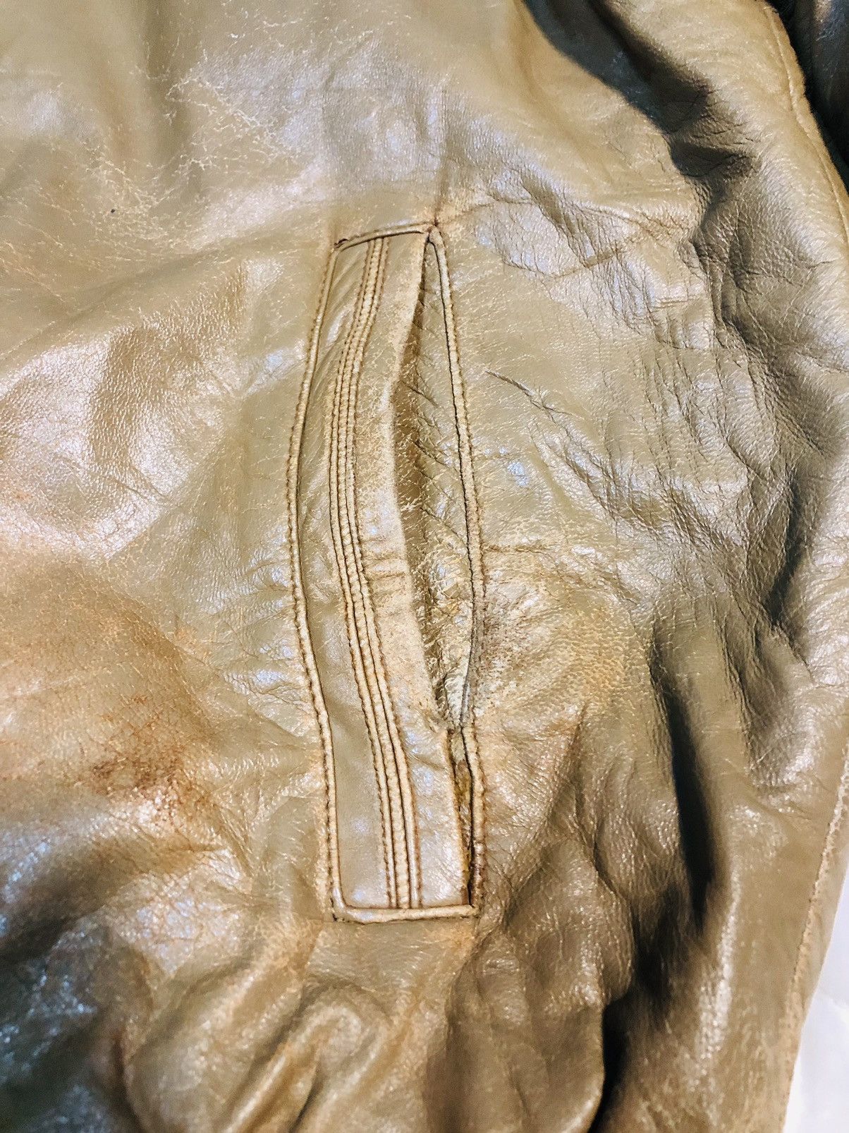 Balmain × Vintage Balmain Leather Jacket Zippered (11) Size US XXL / EU 58 / 5 - 4 Thumbnail