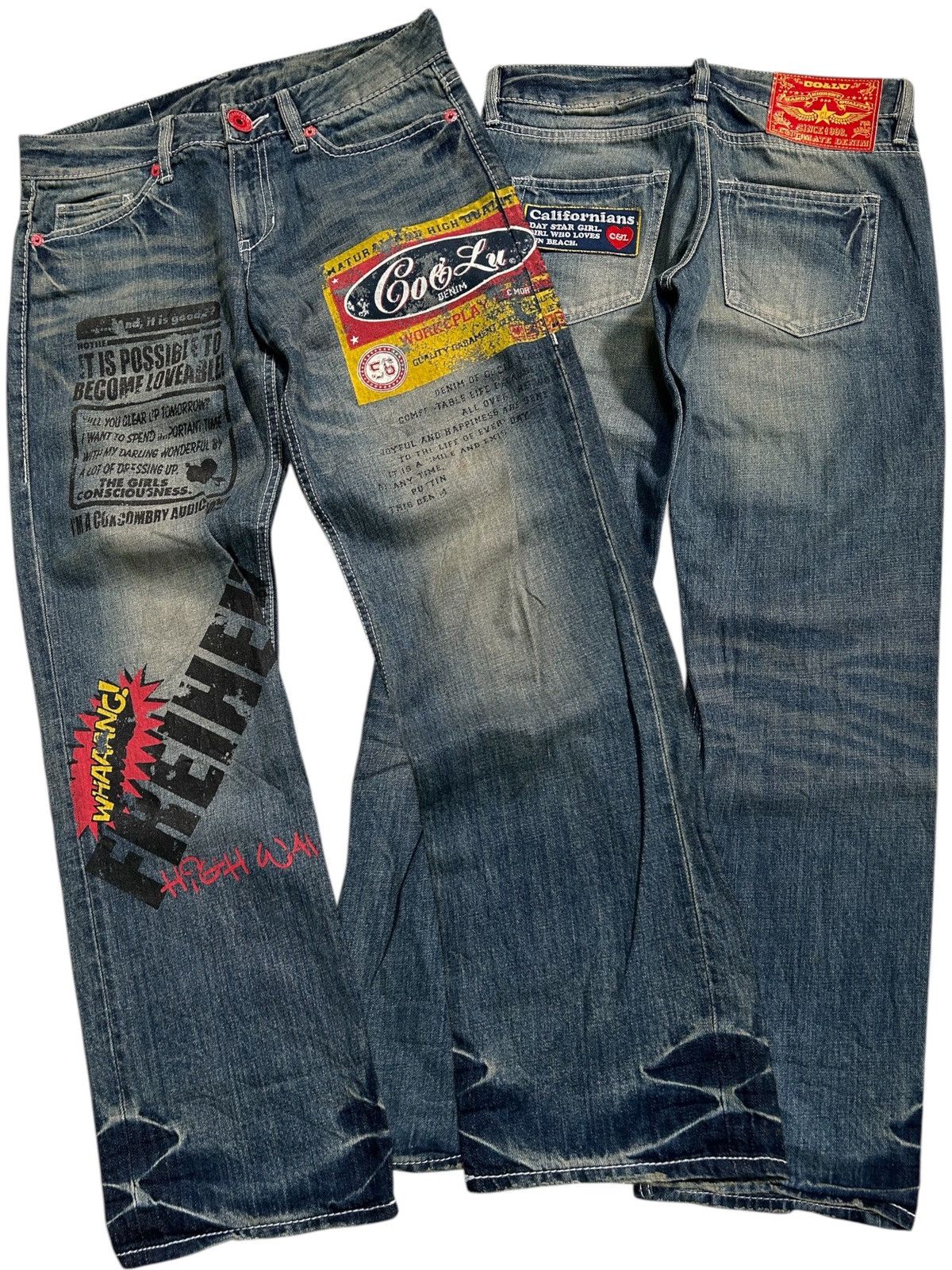Japanese Brand × Kapital × Vintage CO & LU Japanese Style Denim Jeans Size US 32 / EU 48 - 1 Thumbnail