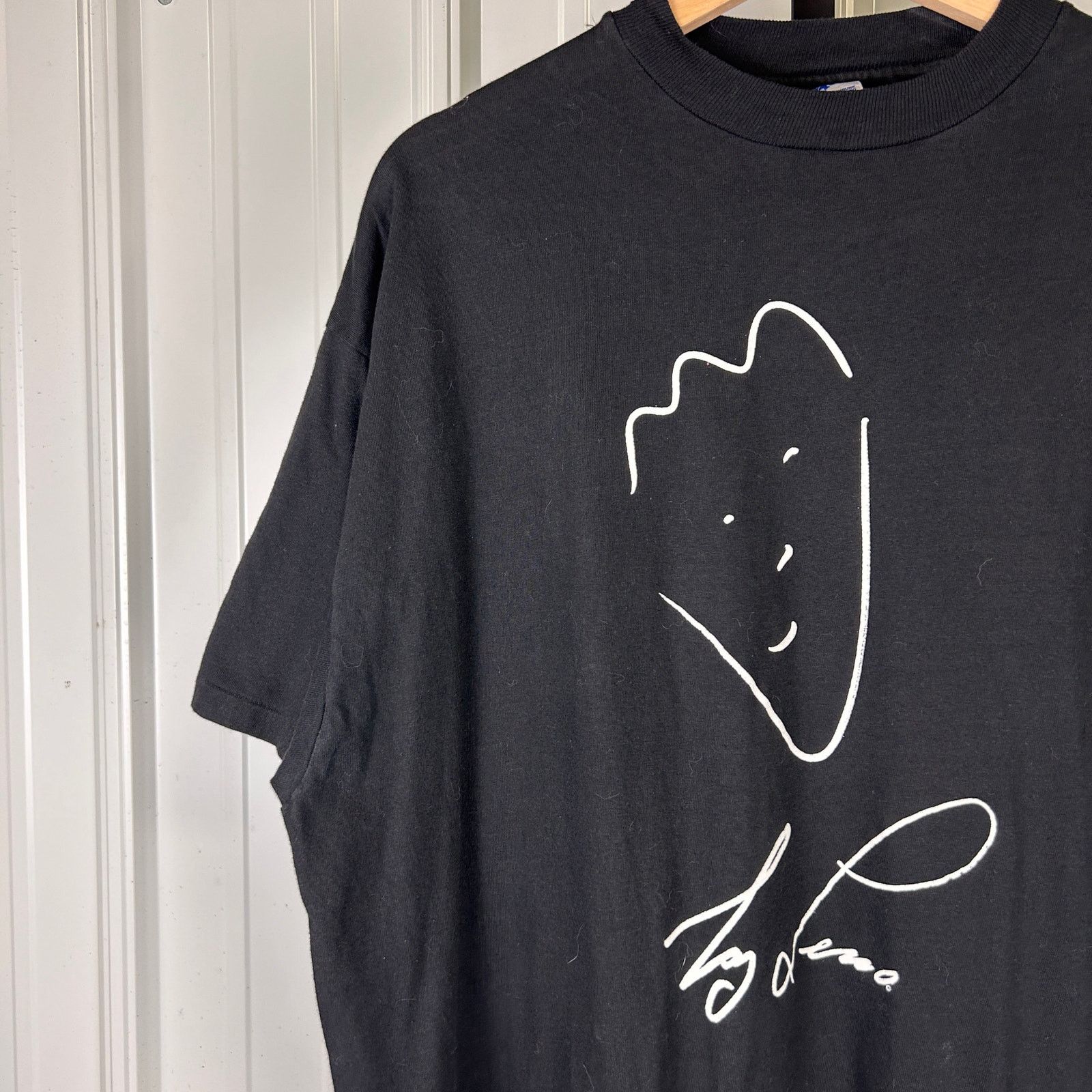 Hanes Jay Leno Script Face Tonight Show 90s XL Shirt Size US XL / EU 56 / 4 - 2 Thumbnail