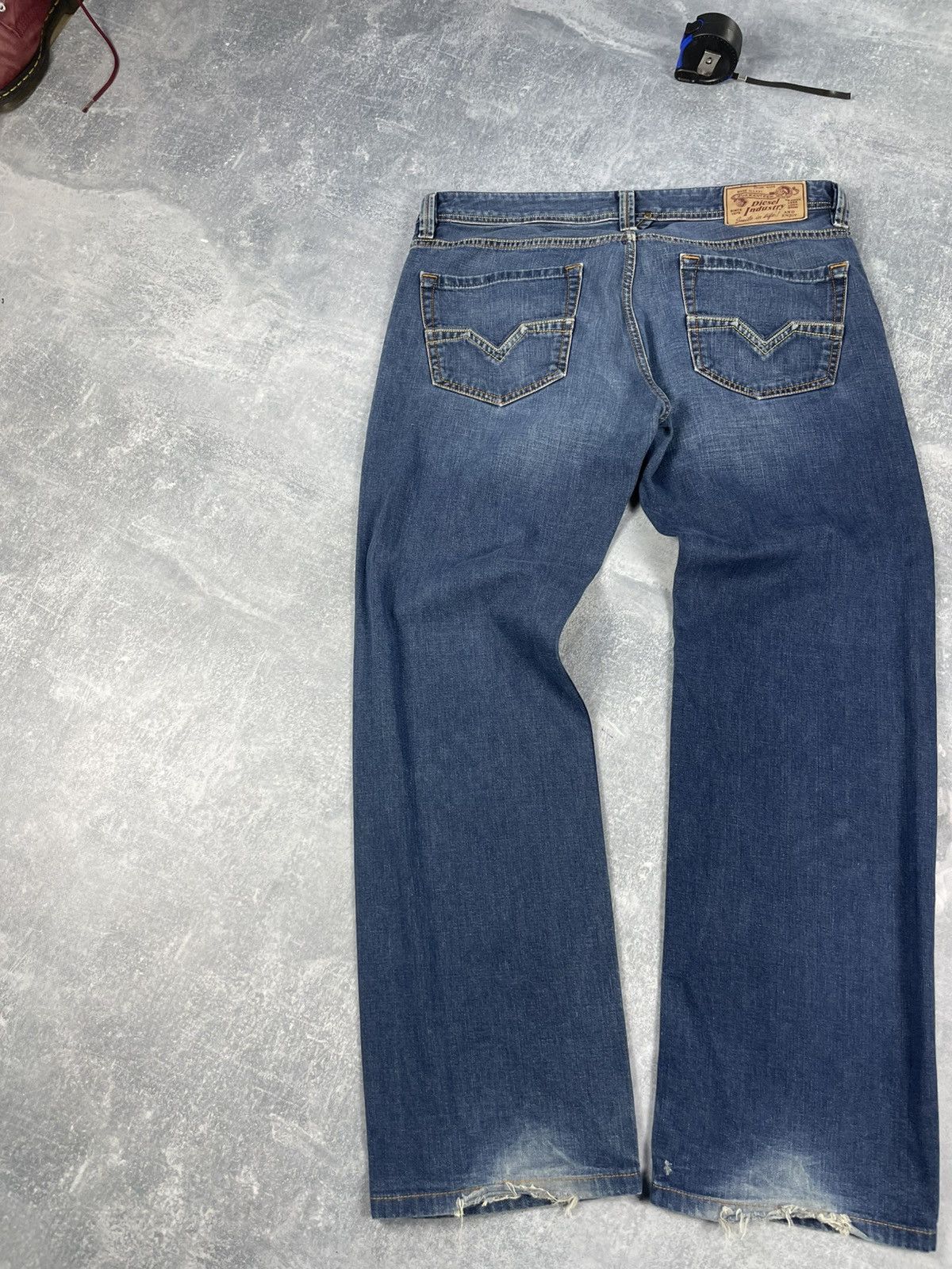 Diesel Crazy baggy Diesel Larkee denim jeans washed Size US 34 / EU 50 - 2 Thumbnail