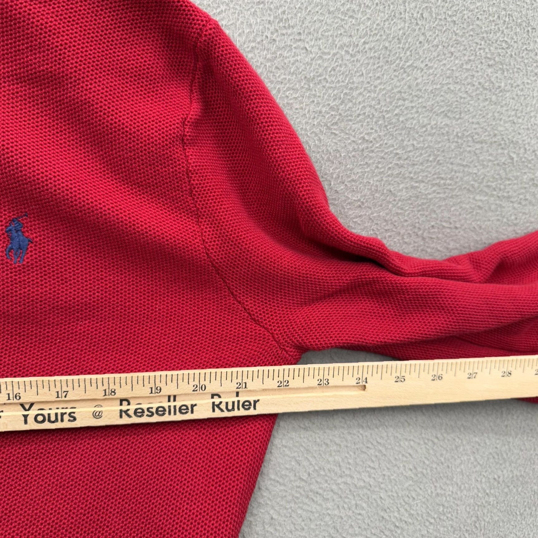 Polo Ralph Lauren VINTAGE Polo Ralph Lauren Sweater Mens XL Red Half Zip Pima Cotton Mock Neck Pullover Size US XL / EU 56 / 4 - 4 Thumbnail
