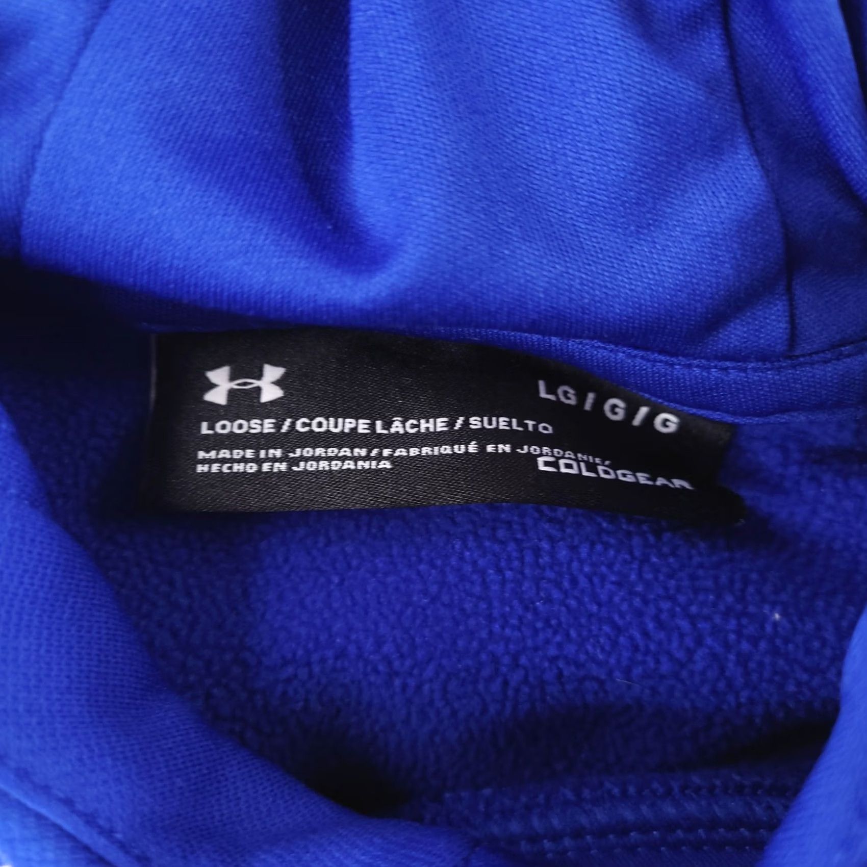Under Armour Under Armour Hoodie Mens L Blue Graphic Polyester Run Gym Size US L / EU 52-54 / 3 - 5 Thumbnail