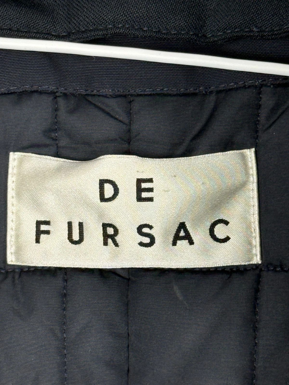 De Fursac De Fursac Navy Blue Coat Jacket Cloth Parka RRP 900$ Size US L / EU 52-54 / 3 - 5 Thumbnail
