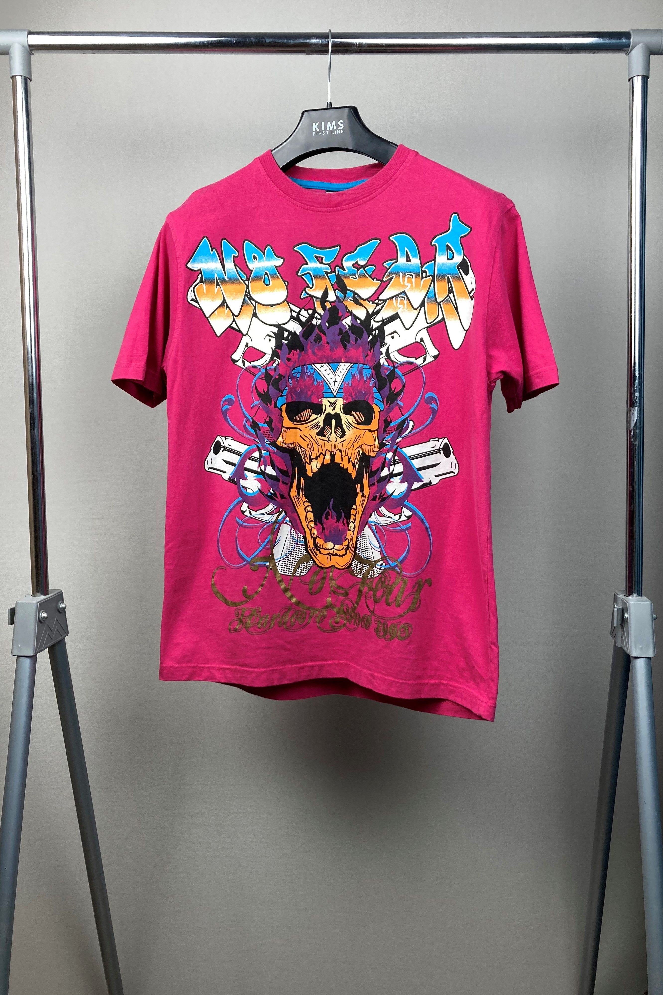 Japanese Brand NO FEAR Y2K Tatoo Graffiti Style Big Logo Crewneck T Shirt Size US M / EU 48-50 / 2 - 1 Thumbnail