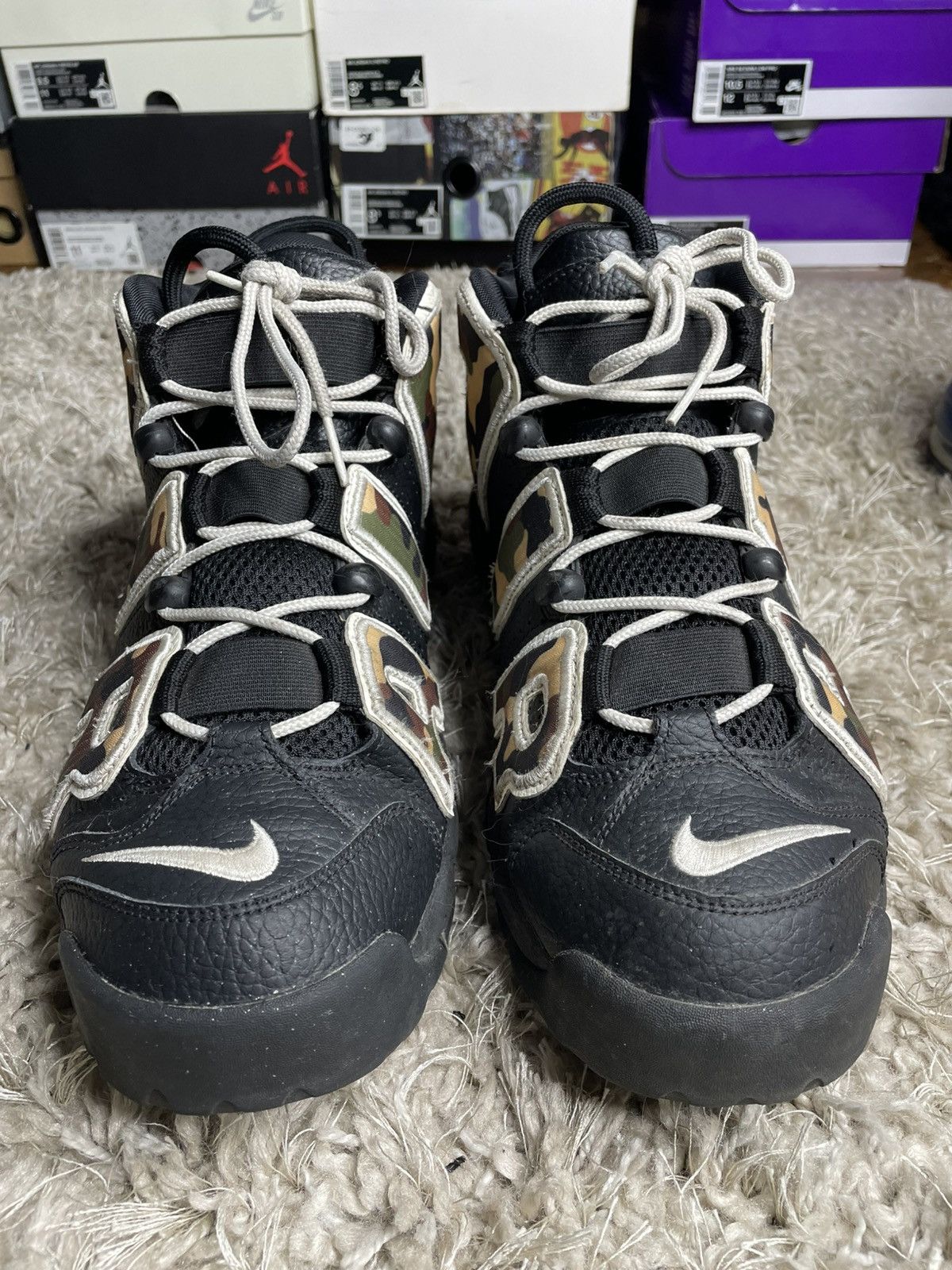 Nike Nike Air More Uptempo QS Camo Size US 11 / EU 44 - 4 Thumbnail