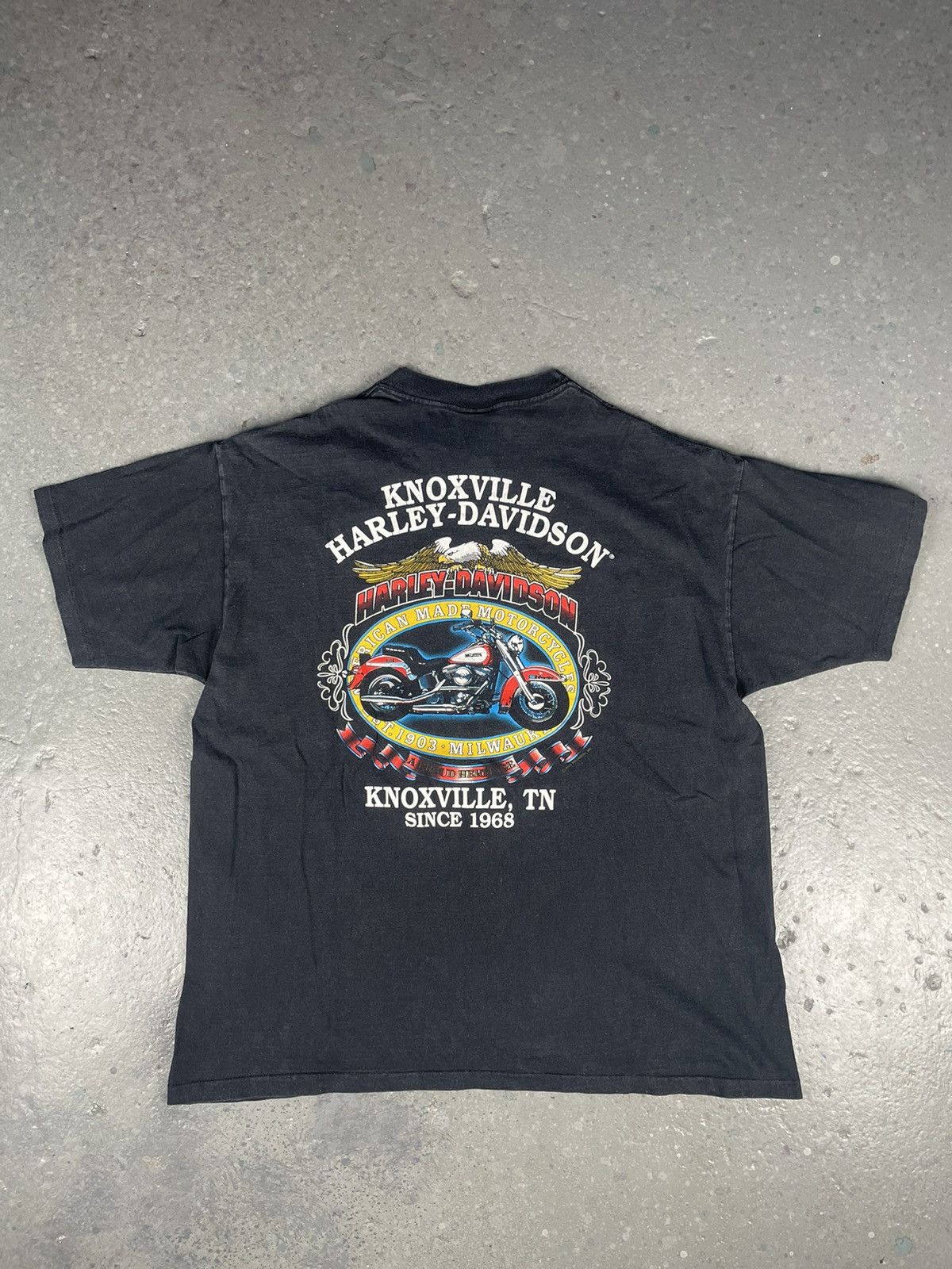 Harley Davidson × Vintage VTG 1991 Harley Davidson Shovelhead T-Shirt Size XL Size US XL / EU 56 / 4 - 5 Thumbnail