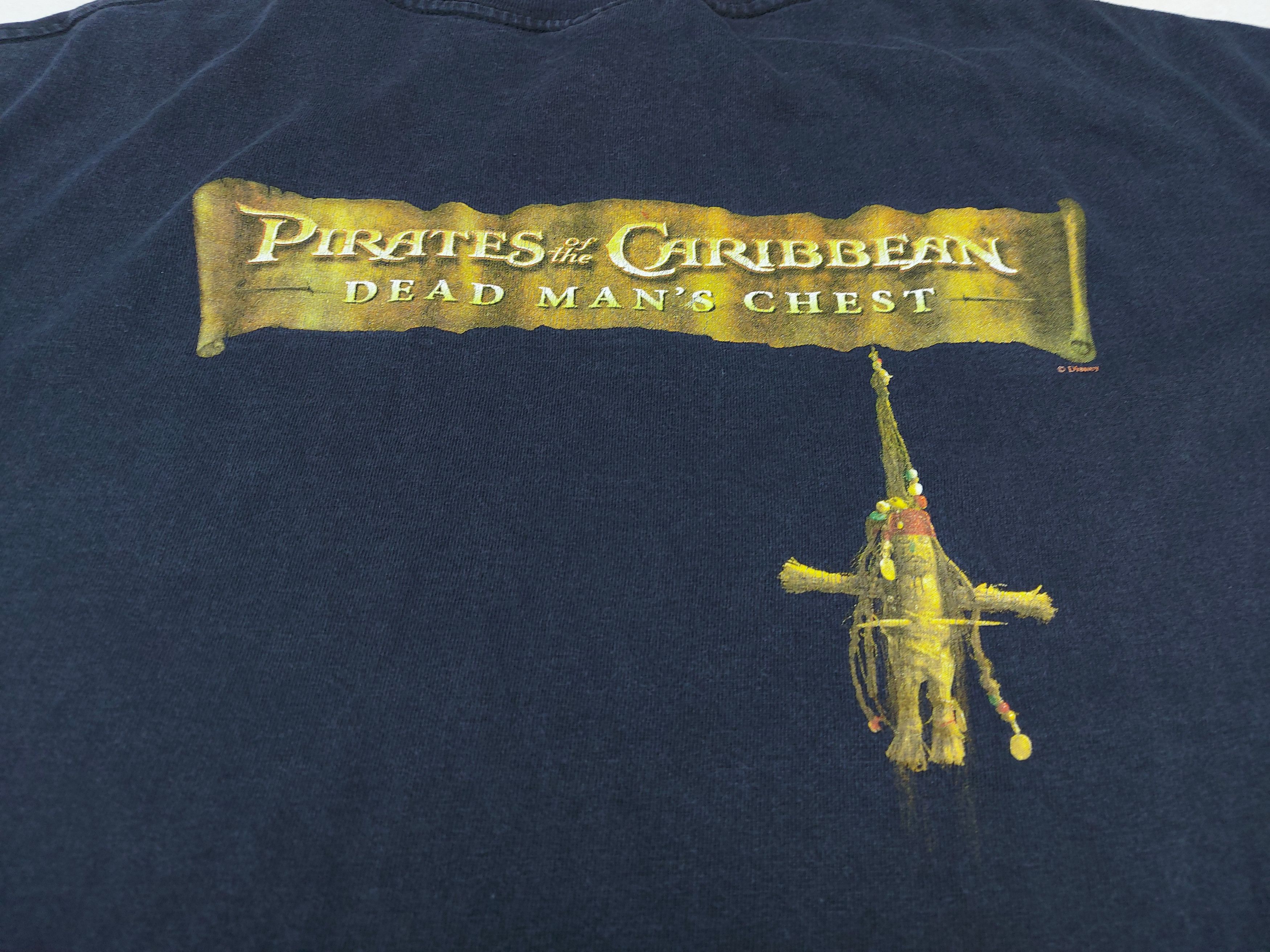 Disney × Vintage Vintage 2006 Pirates of the Caribbean Dead Man's Chest TEE Size US XL / EU 56 / 4 - 4 Thumbnail