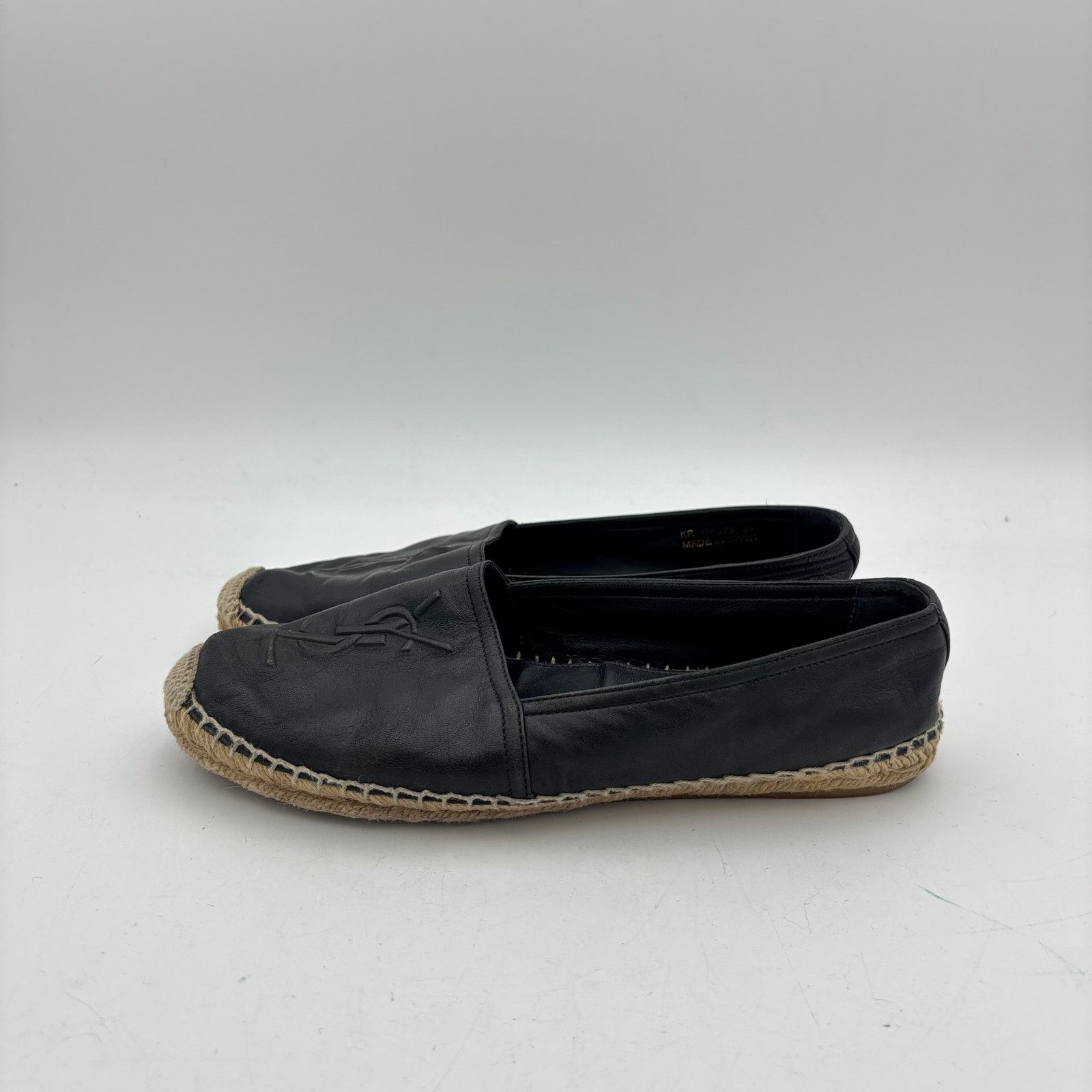 Saint Laurent Paris YSL Saint Laurent Logo Leather Espadrille Shoes Men 43 US 10 Size US 9 / IT 39 - 5 Thumbnail