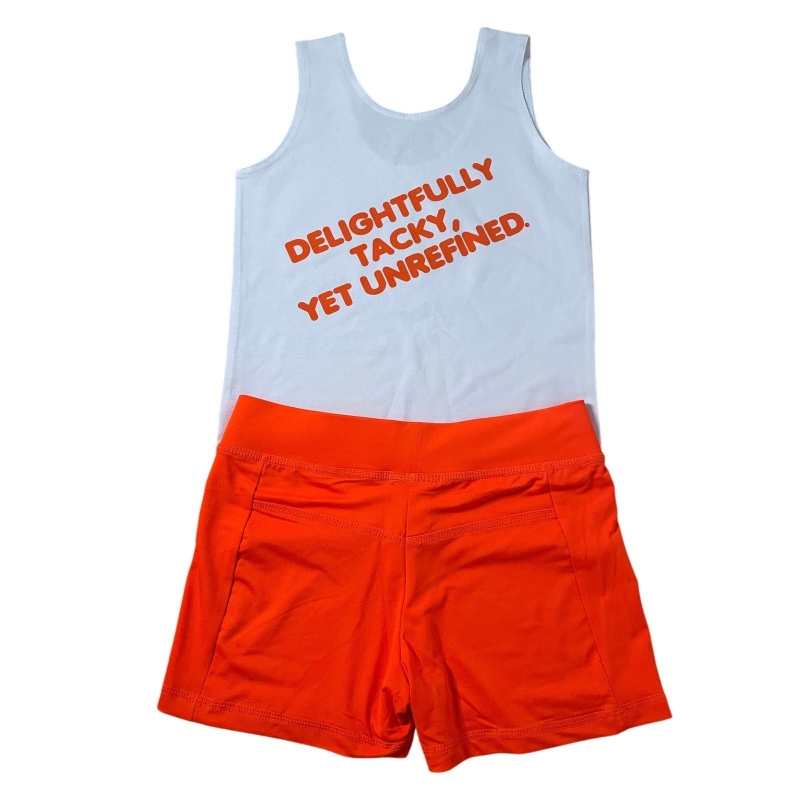 Other New Hooters Uniform Tank Shorts Pouch Tag Socks hose Small Size S / US 4 / IT 40 - 4 Thumbnail